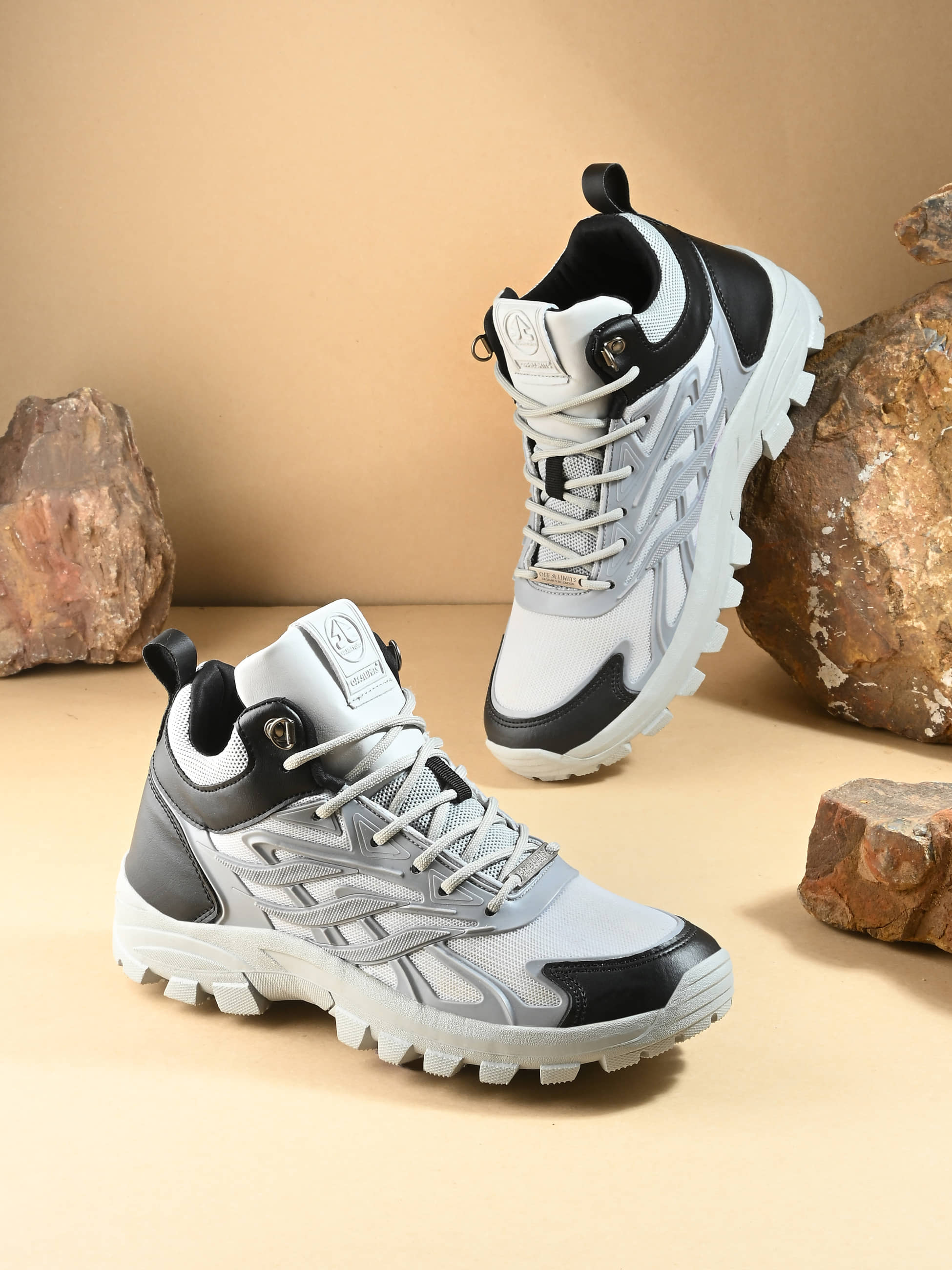 OFF LIMITS RAFTAR Gray Hiking Shoes