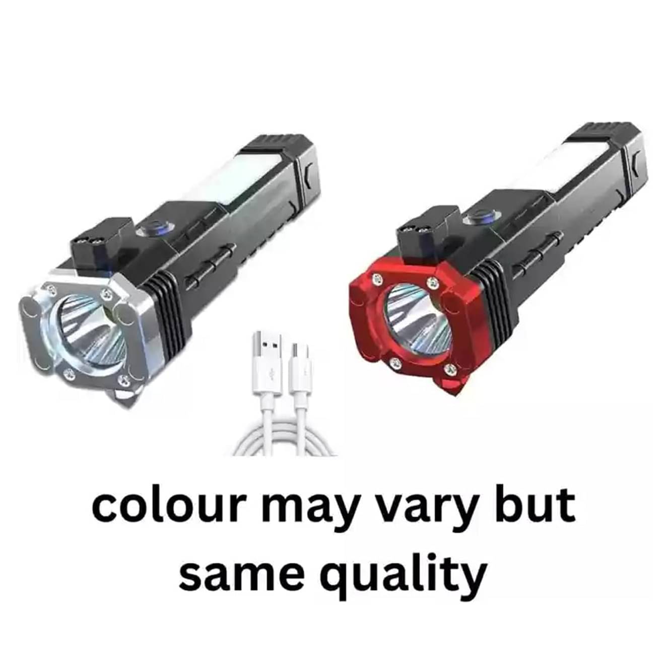     			ST - 3W Rechargeable Flashlight Torch ( Pack of 2 )
