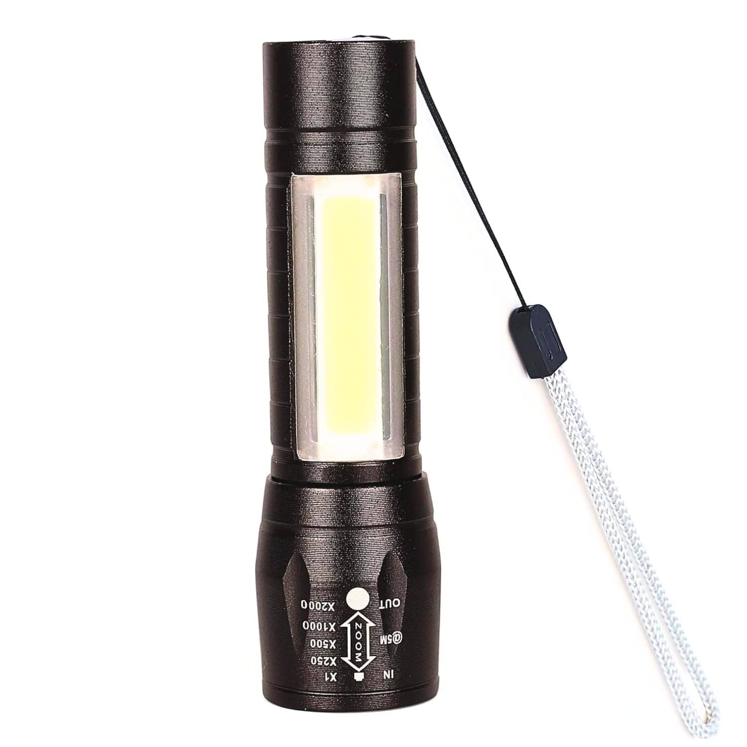     			ST - 3W Rechargeable Flashlight Torch ( Pack of 1 )