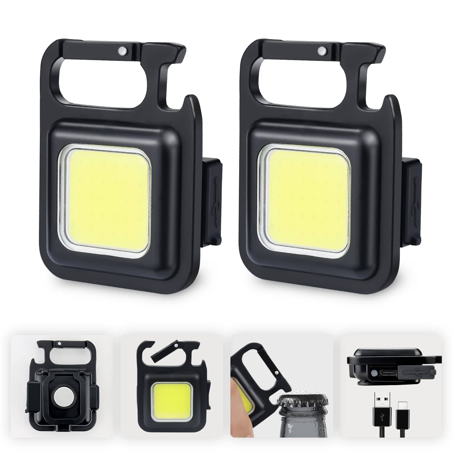     			ST - 3W Rechargeable Flashlight Torch ( Pack of 2 )