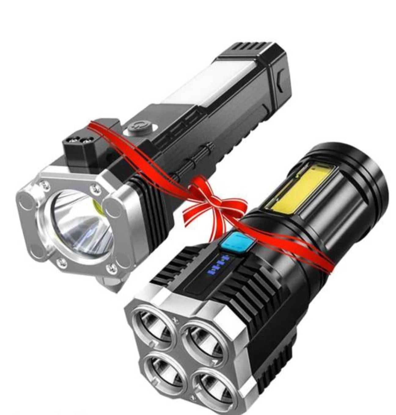     			ST - 5W Rechargeable Flashlight Torch ( Pack of 2 )