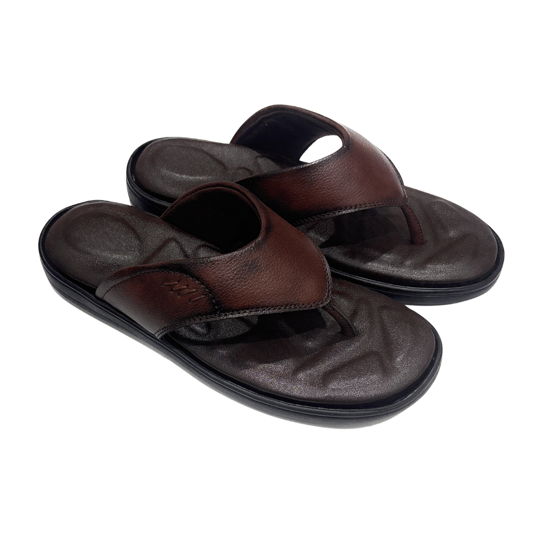     			STEPHORN Brown Men's Leather Slipper
