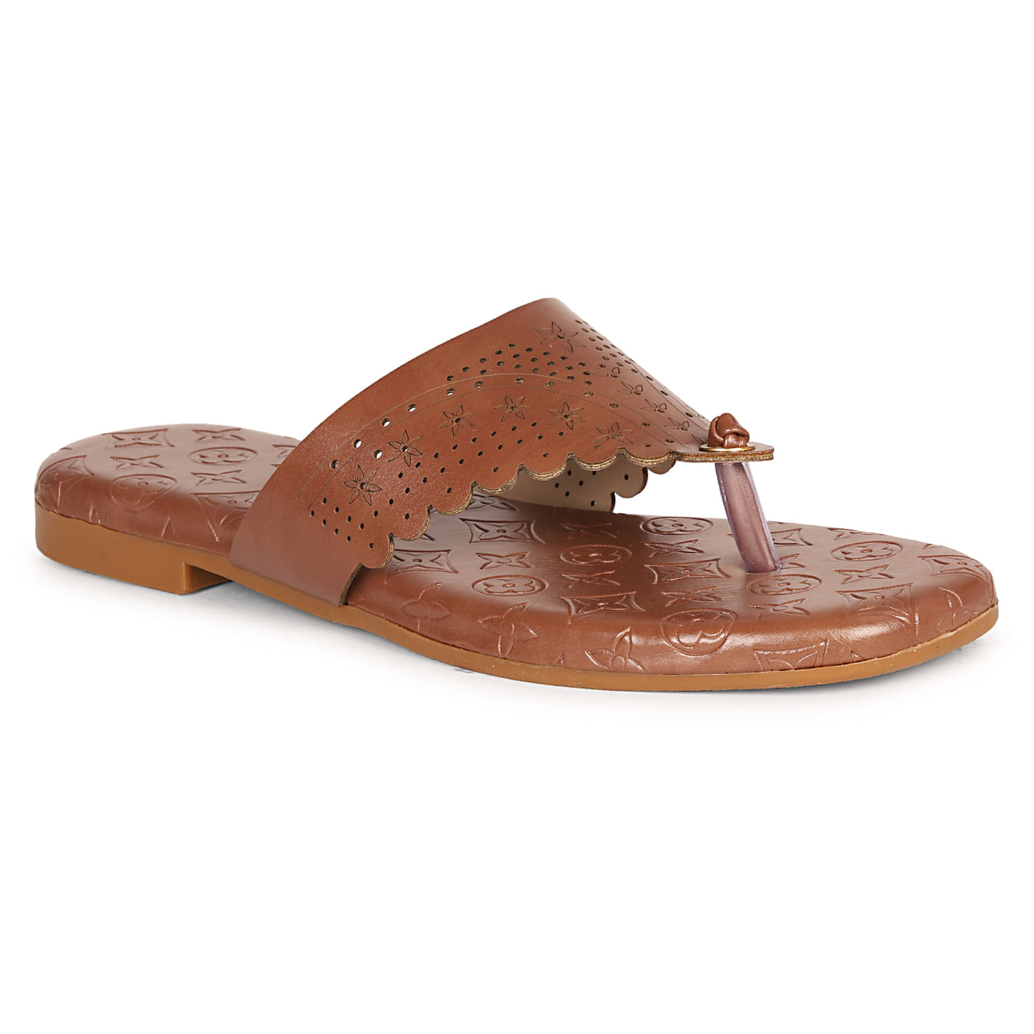     			Saheb Brown Women's Flats