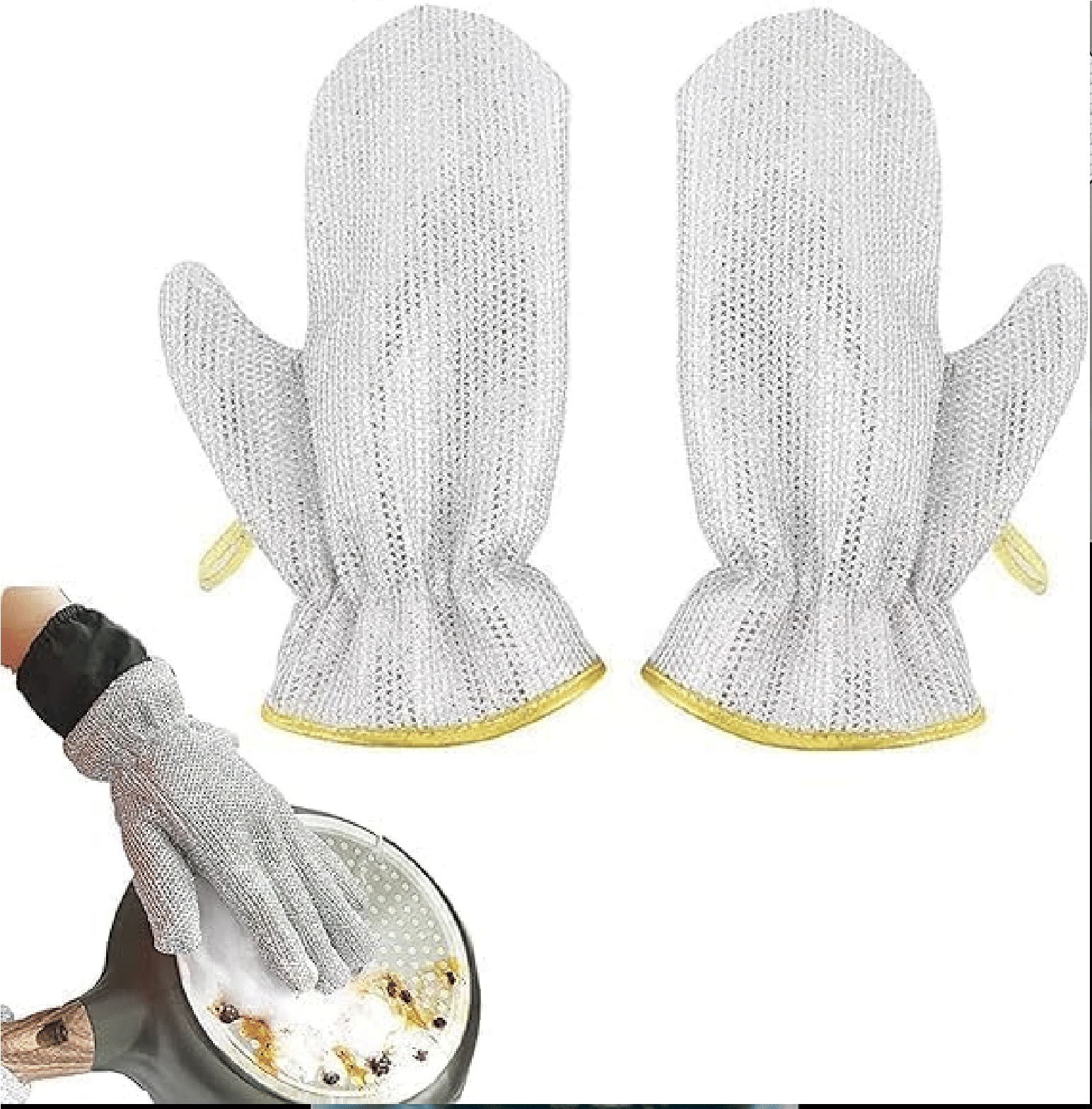     			Sell Net Retail Multicolor Narural Fibre Medium Cleaning Gloves ( Pack of 2 )