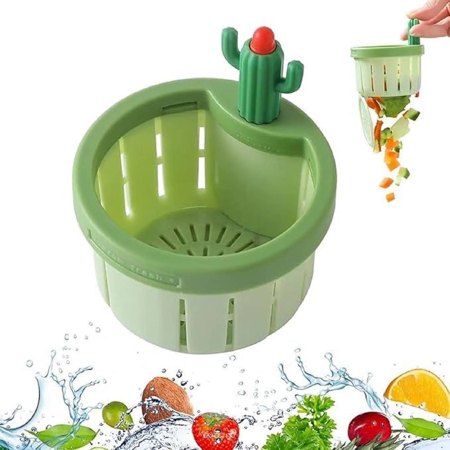     			VAIBHAVI Twenty 4X7 Green Plastic Strainer ( Pack of 1 )