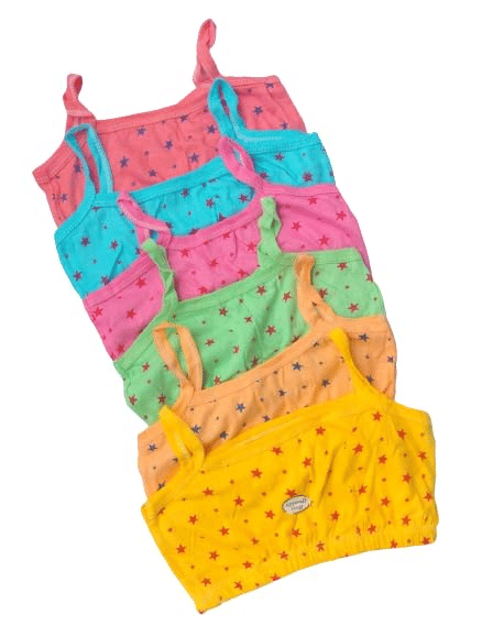     			Vedhahi Pack of 1 Cotton Non Padded Teenage Bra For Women ( Multicolor )