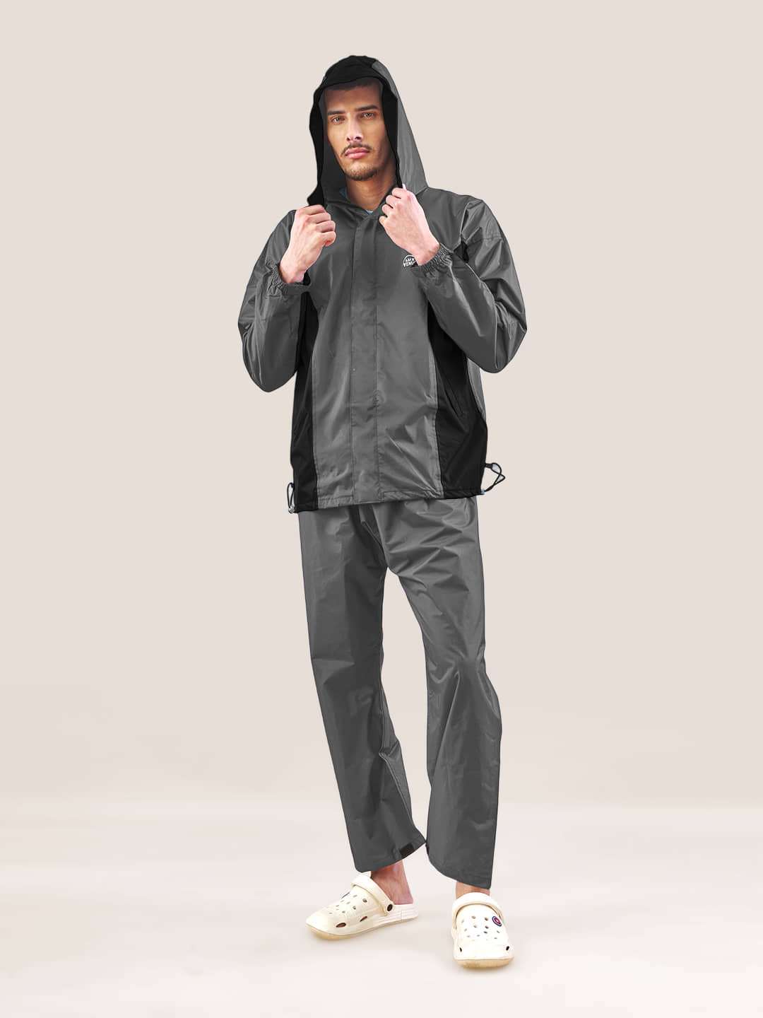 lux venus Grey PVC Men's Rain Suit ( Pack of 1 )