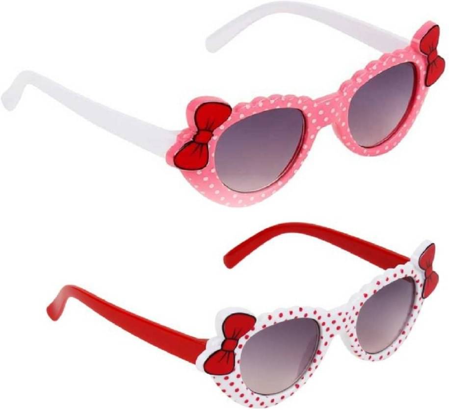 uzak Pink Butterfly Sunglasses ( Pack of 2 ) uzak Pink Butterfly Sunglasses ( Pack of 2 )