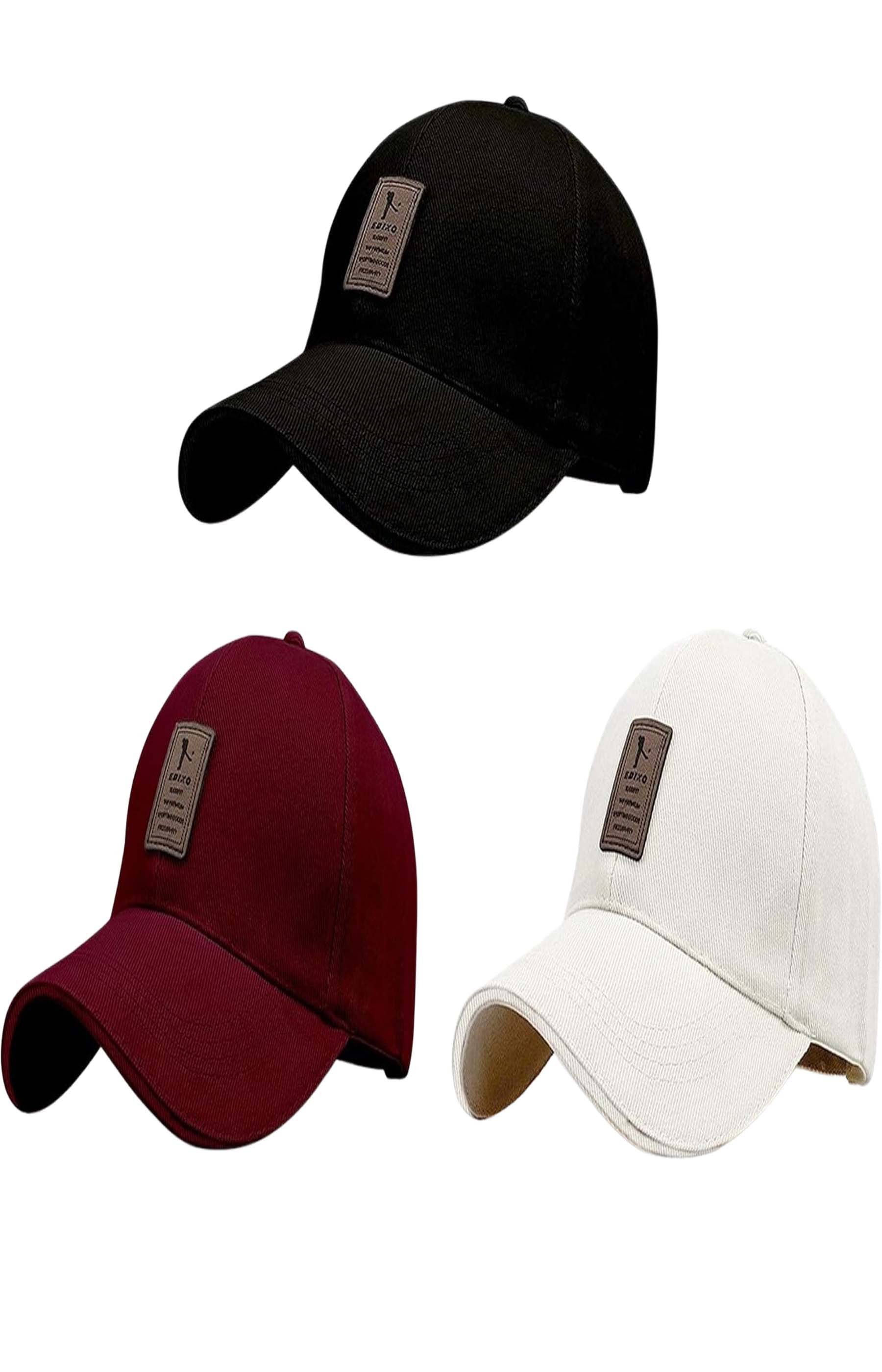     			windexa Pack of 3 Cotton Blend Men's Cap ( Multicolor )