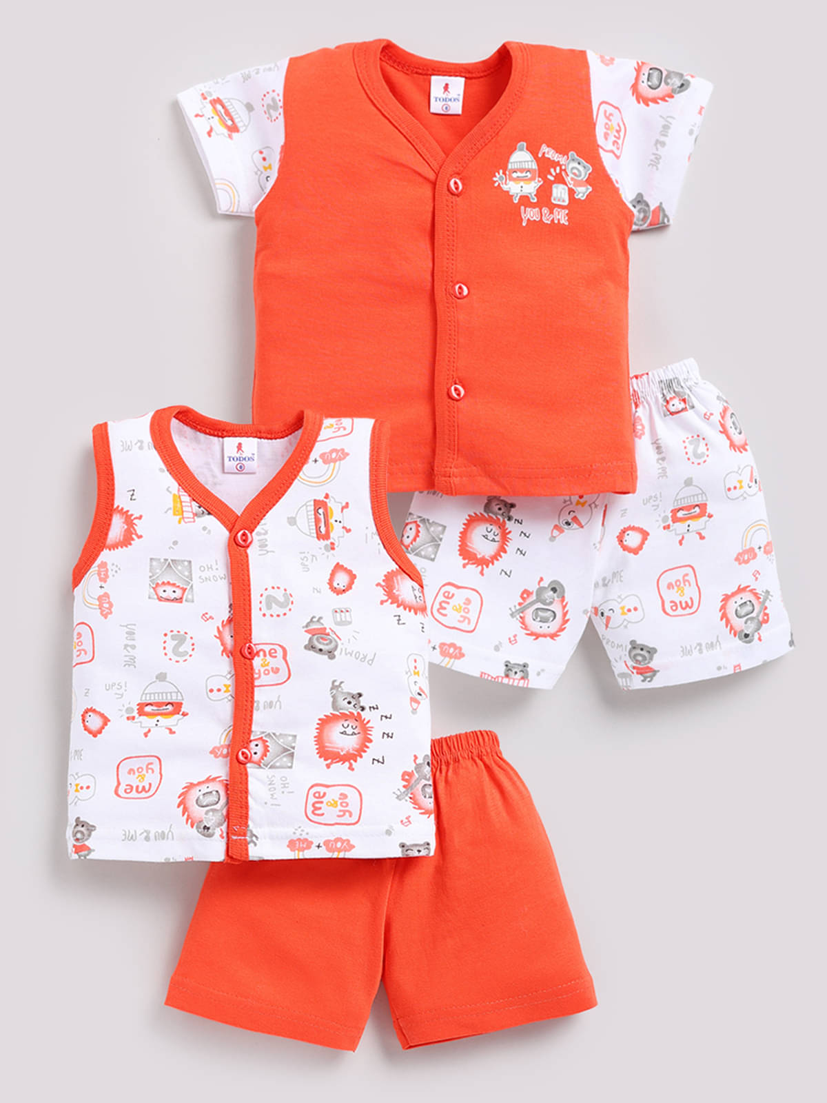     			BISKID Pack of 1 Baby Boys Cotton T-shirt & Shorts ( Multicolor )