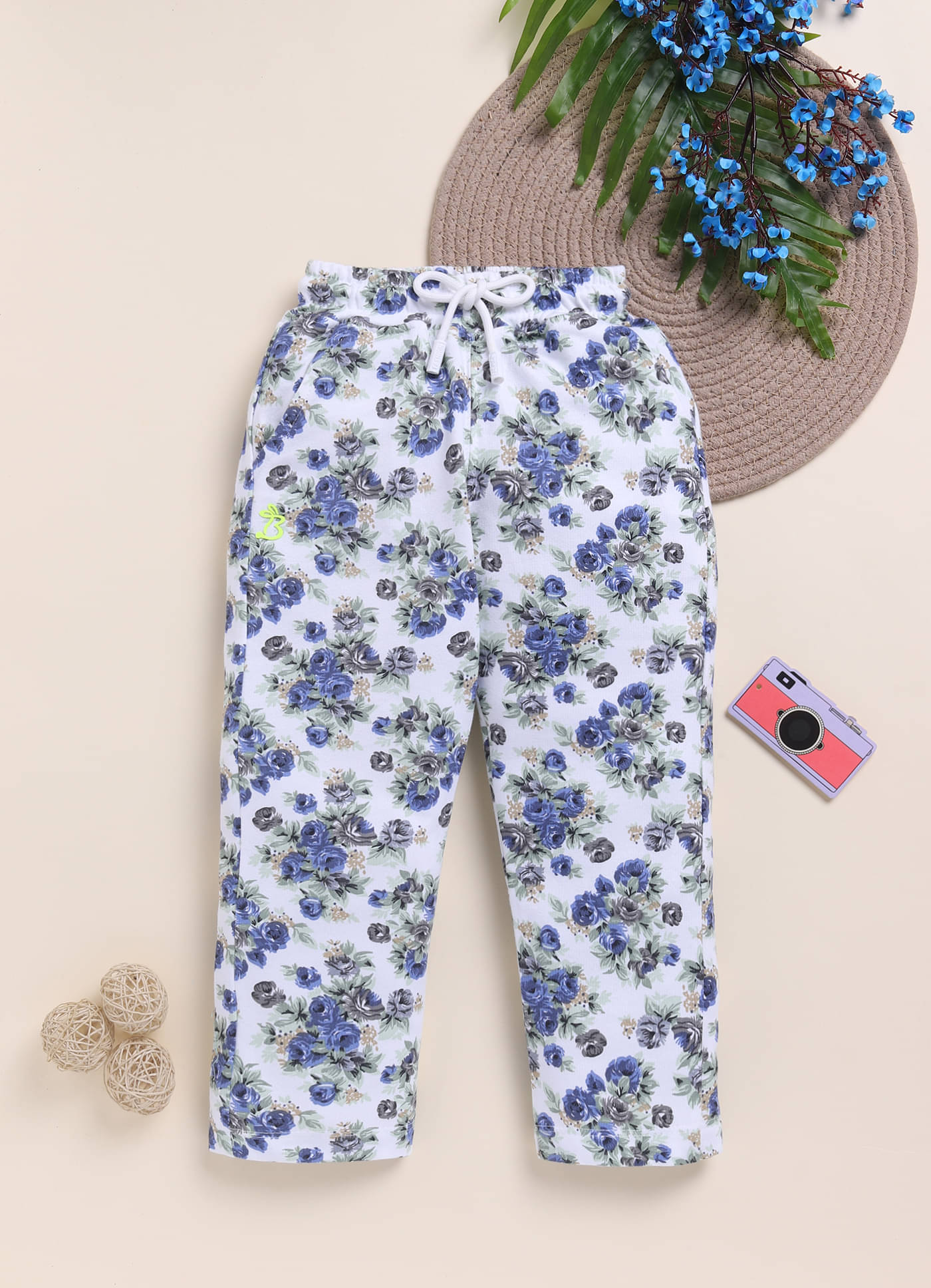     			BISKID Pack of 1 Baby Boys 100% Cotton Pyjama ( Blue )
