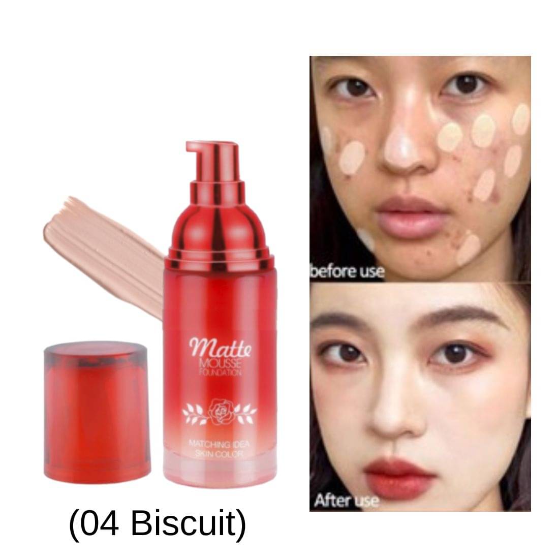BLUST & FAMME High Coverage Matte Finish Mousse Foundation For All Skin Types( Pack of 1 ) BLUST & FAMME High Coverage Matte Finish Mousse Foundation For All Skin Types( Pack of 1 )