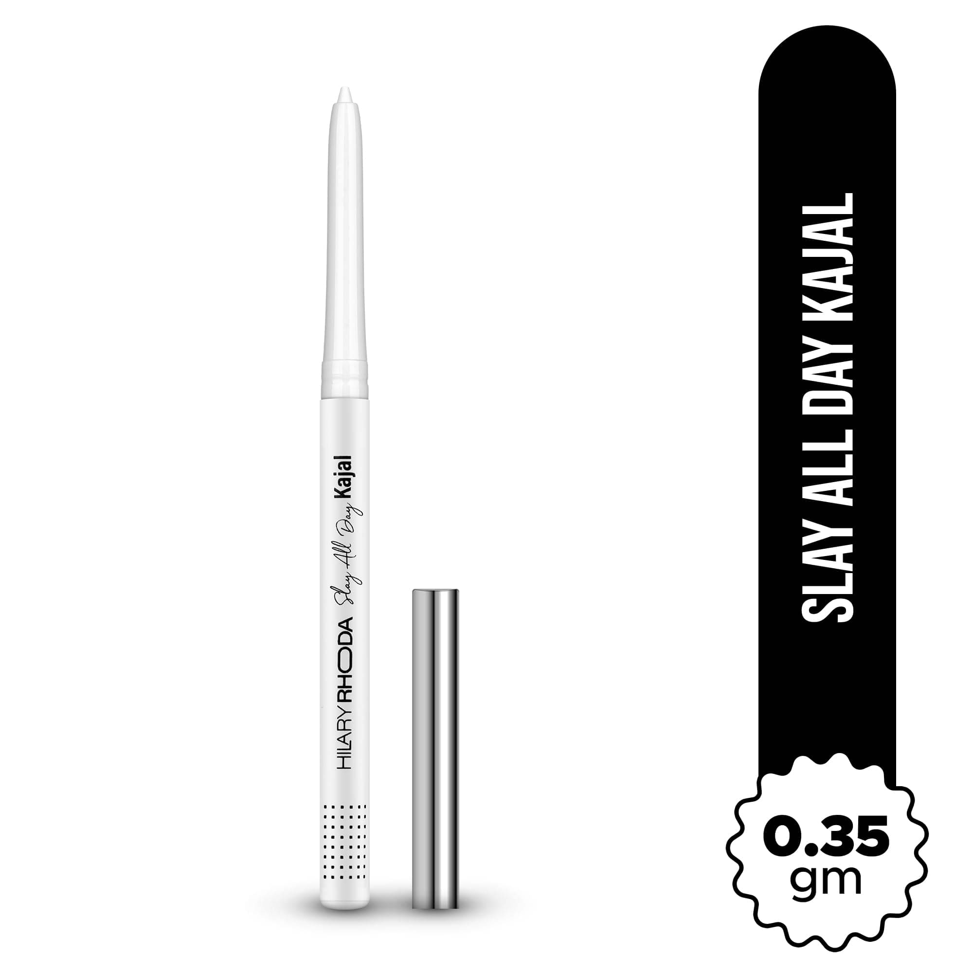     			Hilary Rhoda White Matte Kajal 35 g Pencil ( Pack of 1 )