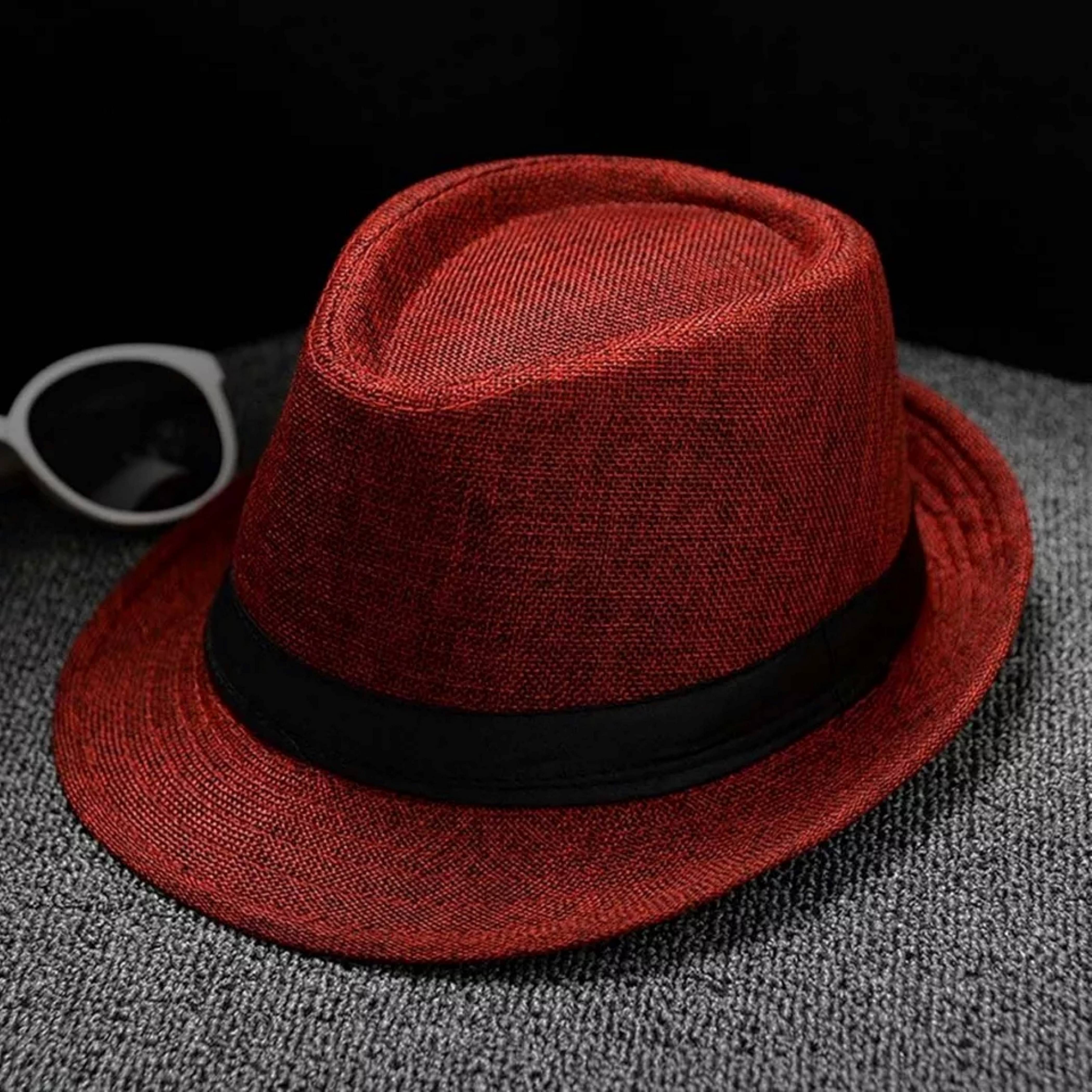Infispace Pack of 1 Polyester Men's Hat ( Red ) Infispace Pack of 1 Polyester Men's Hat ( Red )