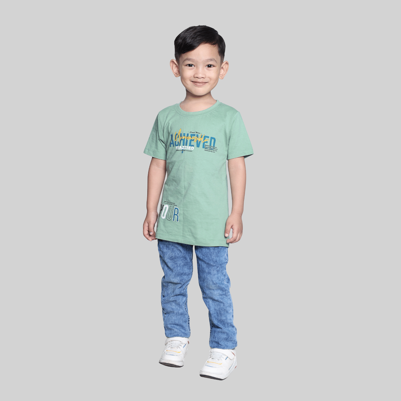     			Kidzee Kingdom Pack of 3 Boys Cotton T-Shirt ( Green )
