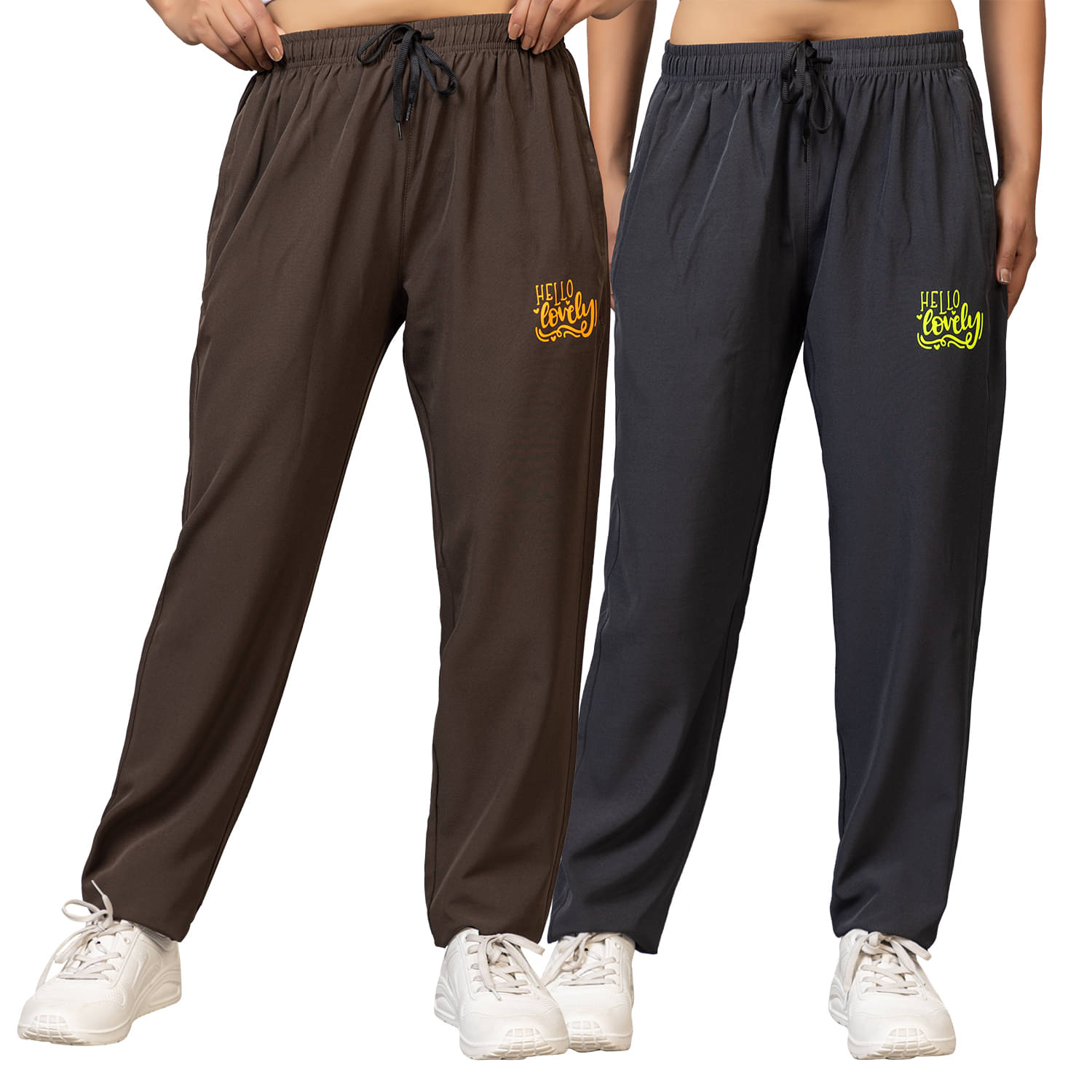     			PROBASIC Multicolor Cotton Blend Women's Nightwear Pyjama ( Pack of 2 )