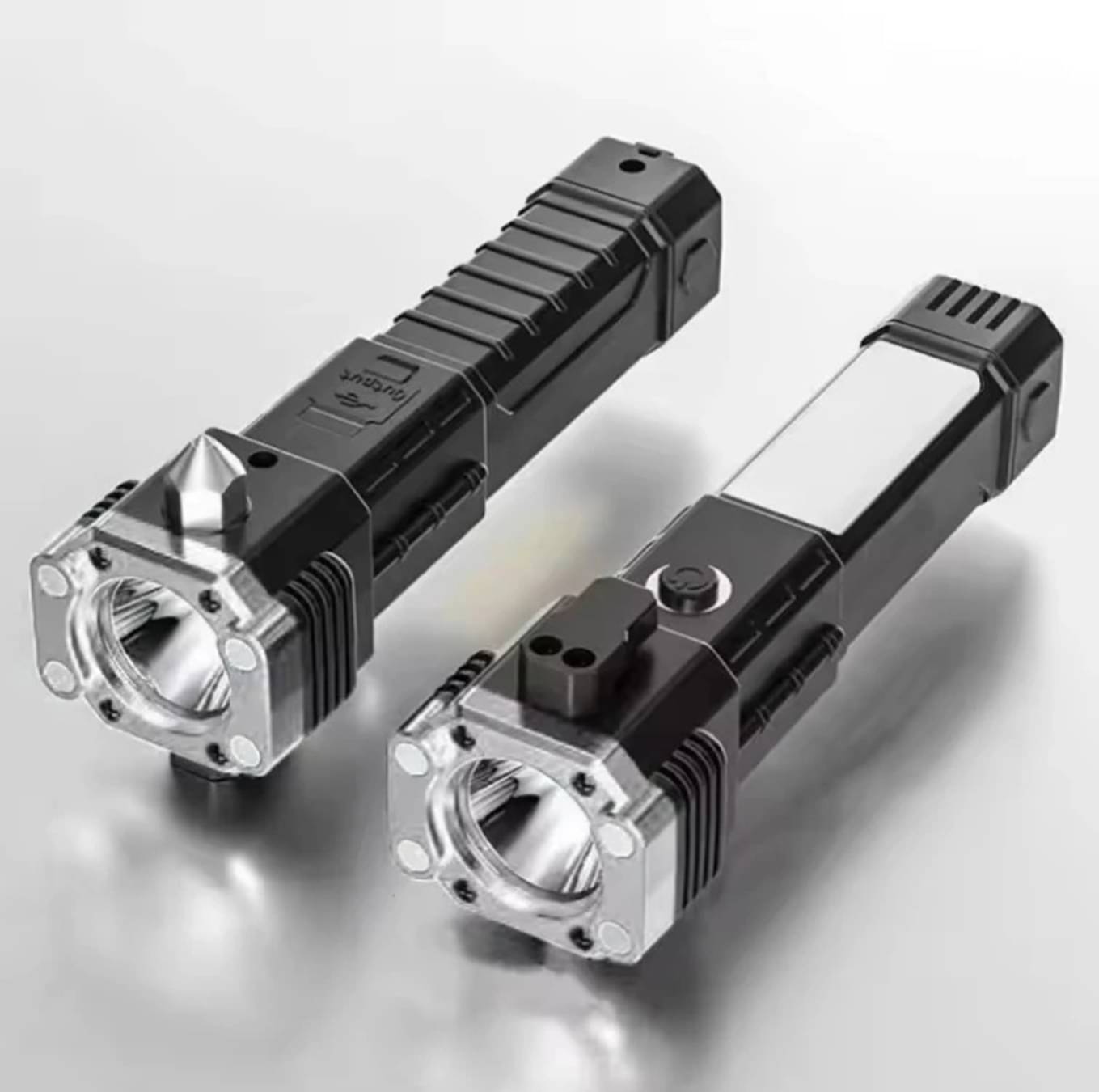     			ST - 3W Rechargeable Flashlight Torch ( Pack of 2 )