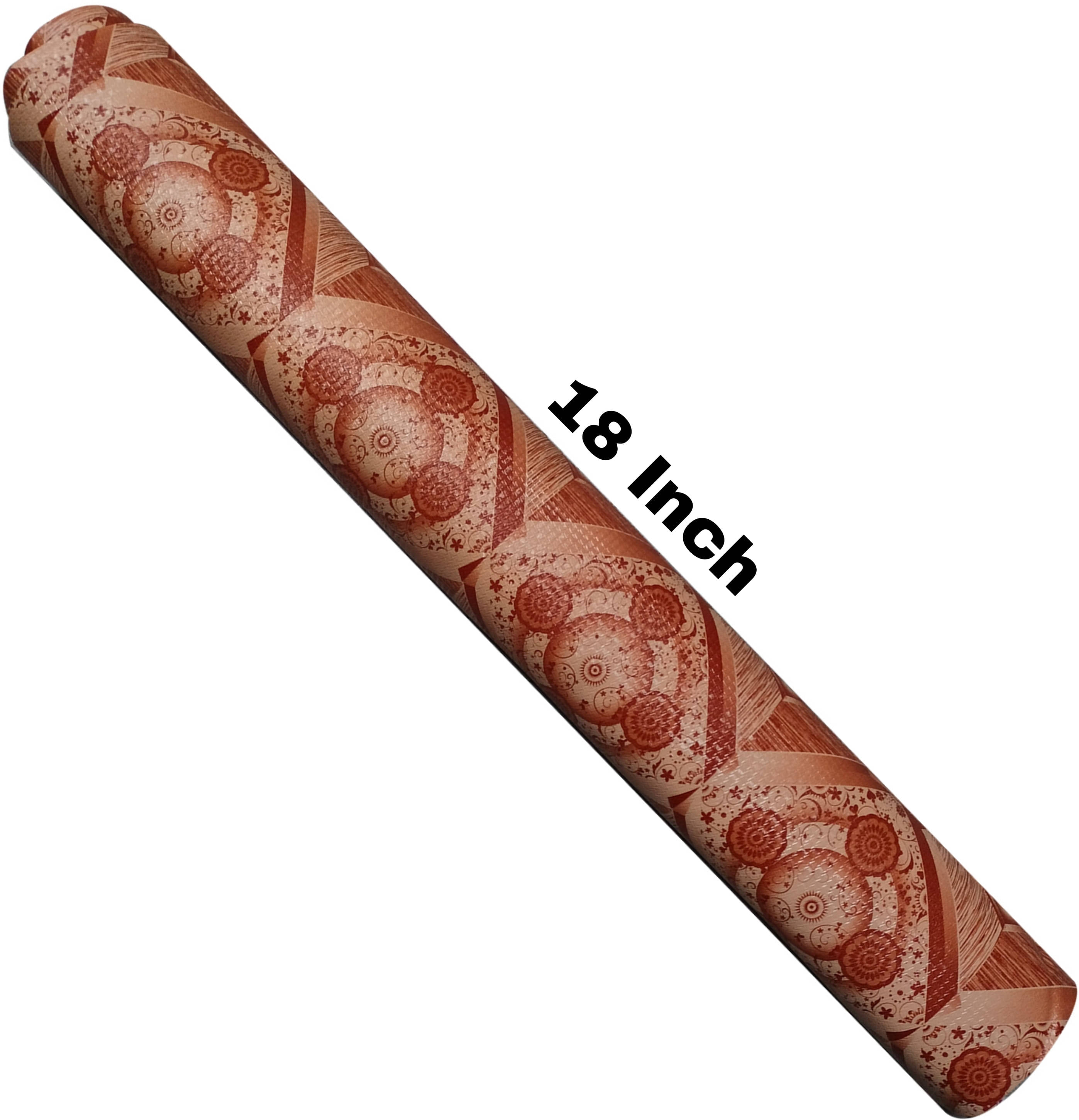     			mopak decor Polyester Abstract Fridge Mat & Cover ( 500 45 ) Pack of 1 - Brown
