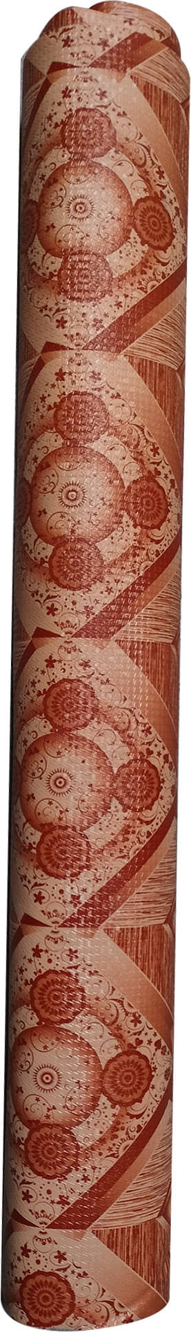     			mopak decor Polyester Abstract Fridge Mat & Cover ( 500 45 ) Pack of 1 - Brown