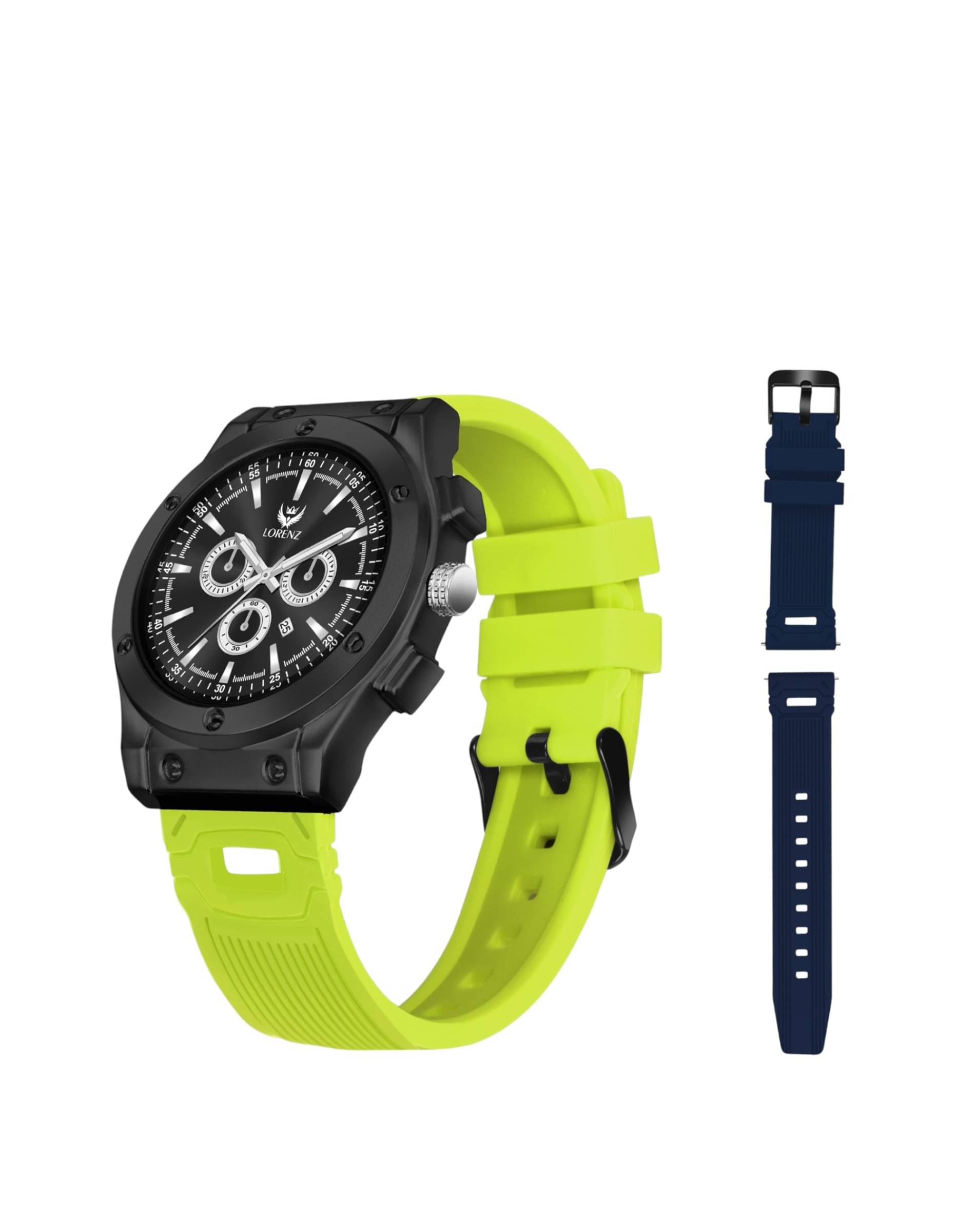     			Lorenz Green Silicon Analog Men's Watch