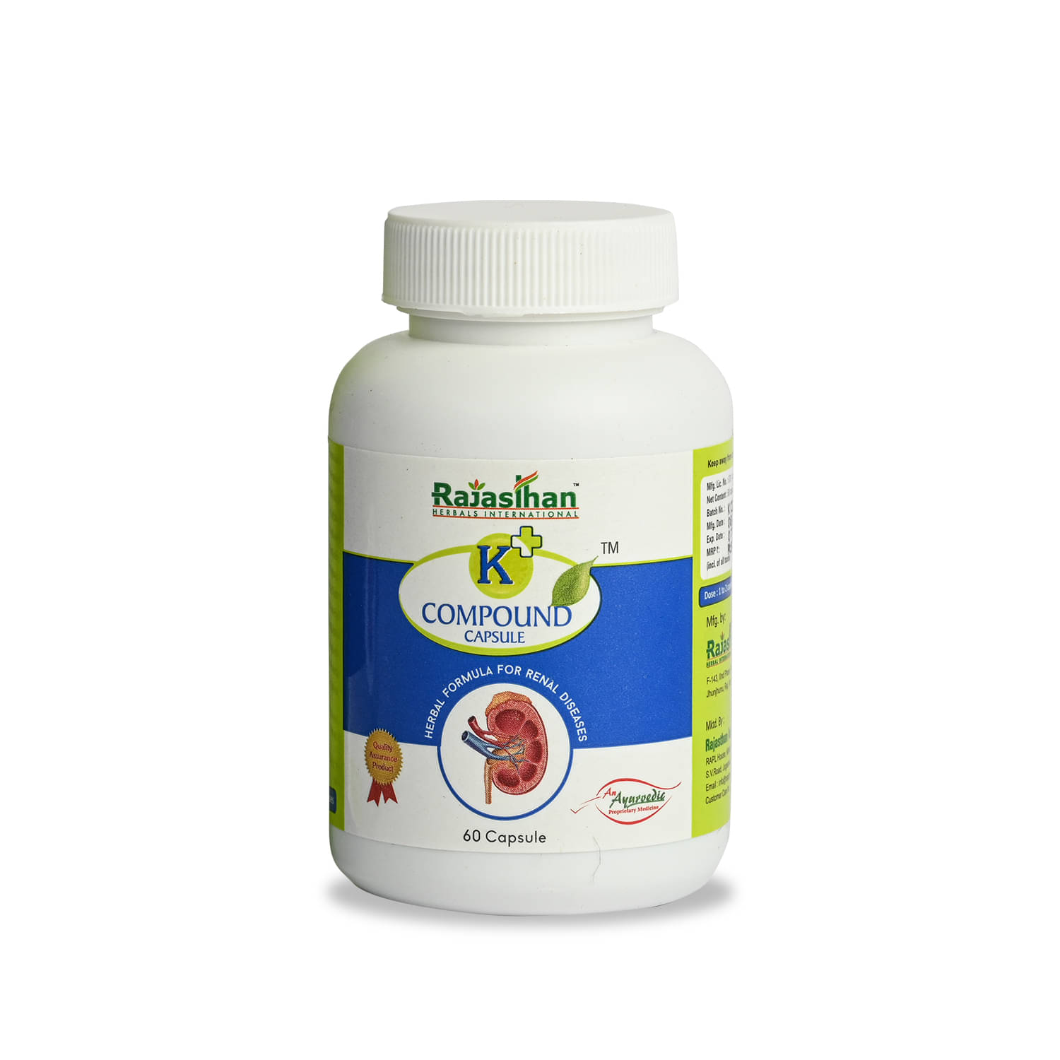 RAJASTHAN AUSHDHALAYA Kidney Capsule Capsule 1 no.s Pack Of 1 RAJASTHAN AUSHDHALAYA Kidney Capsule Capsule 1 no.s Pack Of 1