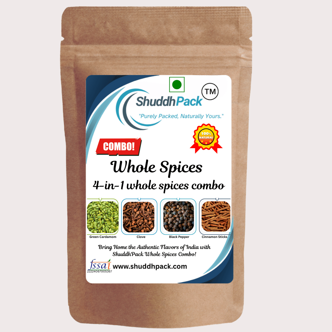     			ShuddhPack Premium Whole Spices Combo (25g Each, Total 100g) 100 gm