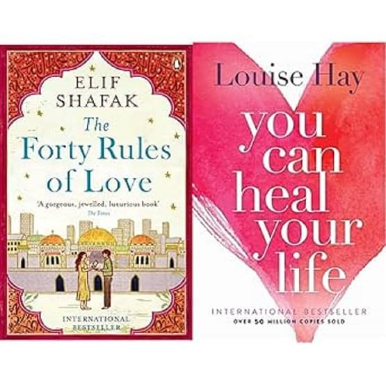    			The Forty Rules Of Love & You Can Heal Your Life (  Elif Shafak  & Louise Hay )