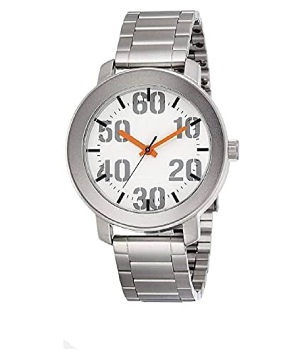    			kriss collection Silver Stainless Steel Analog Men's Watch