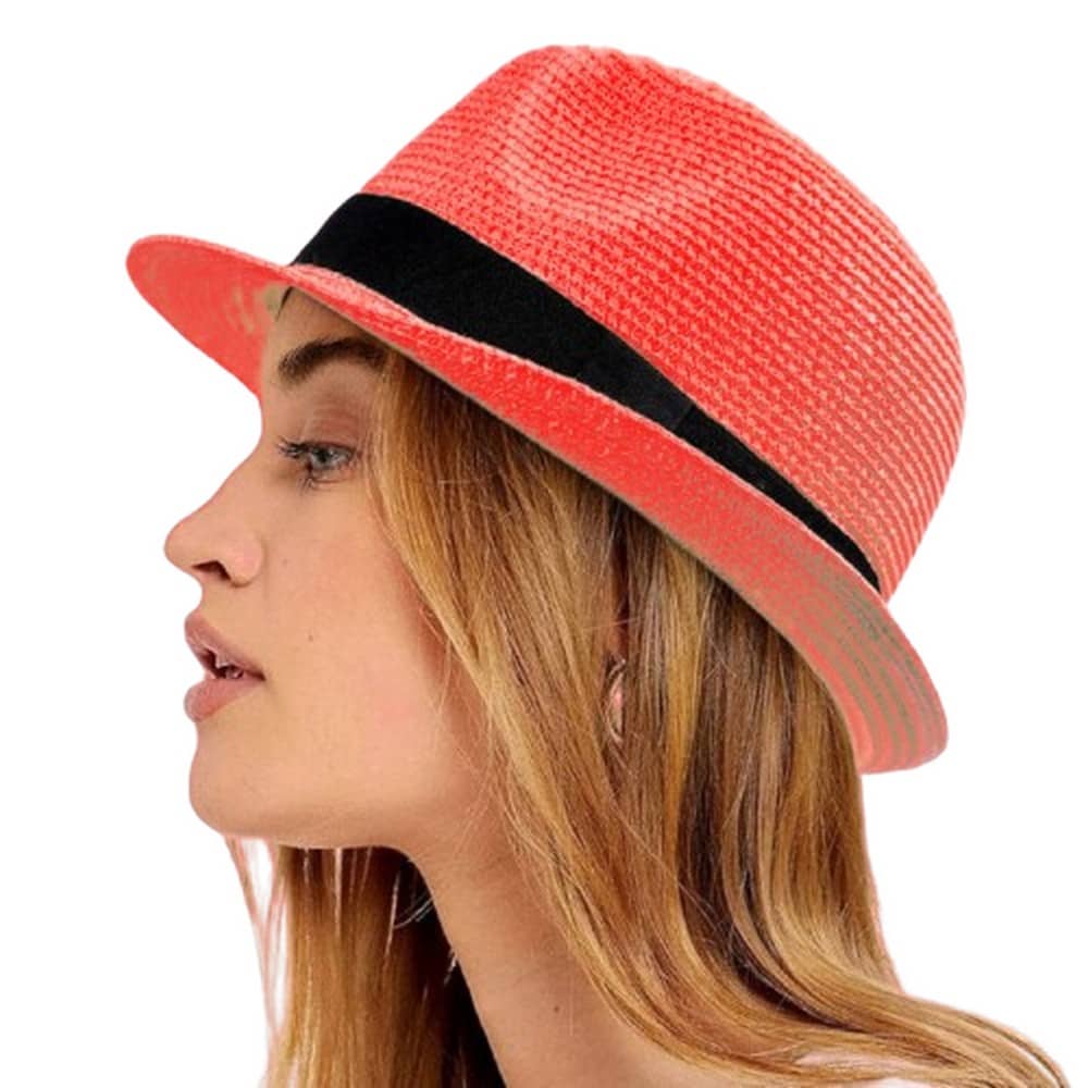 Infispace Red Polyester Women's Hat ( Pack of 1 )