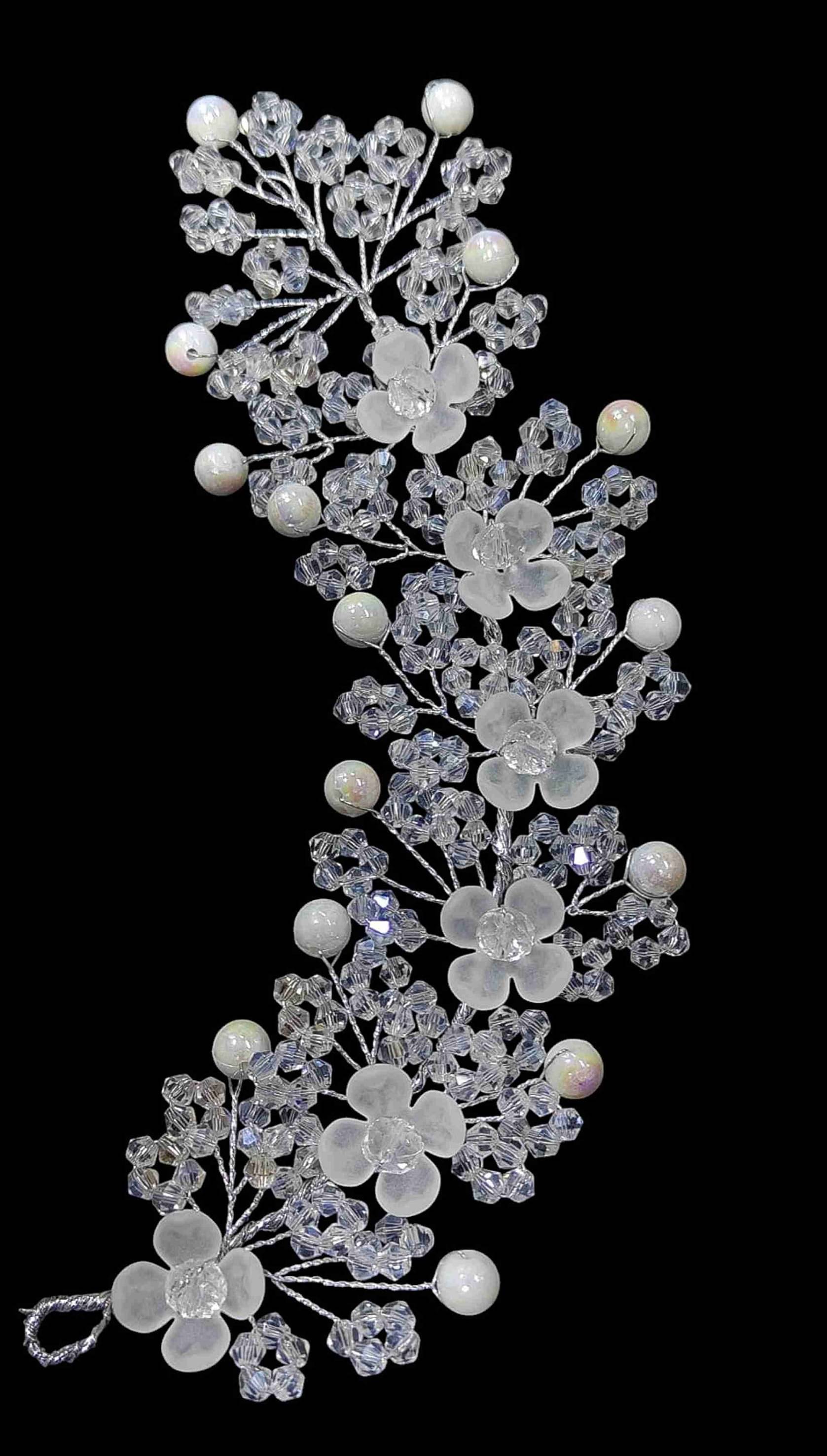     			P U White Girls Tiaras ( Pack of 1 )
