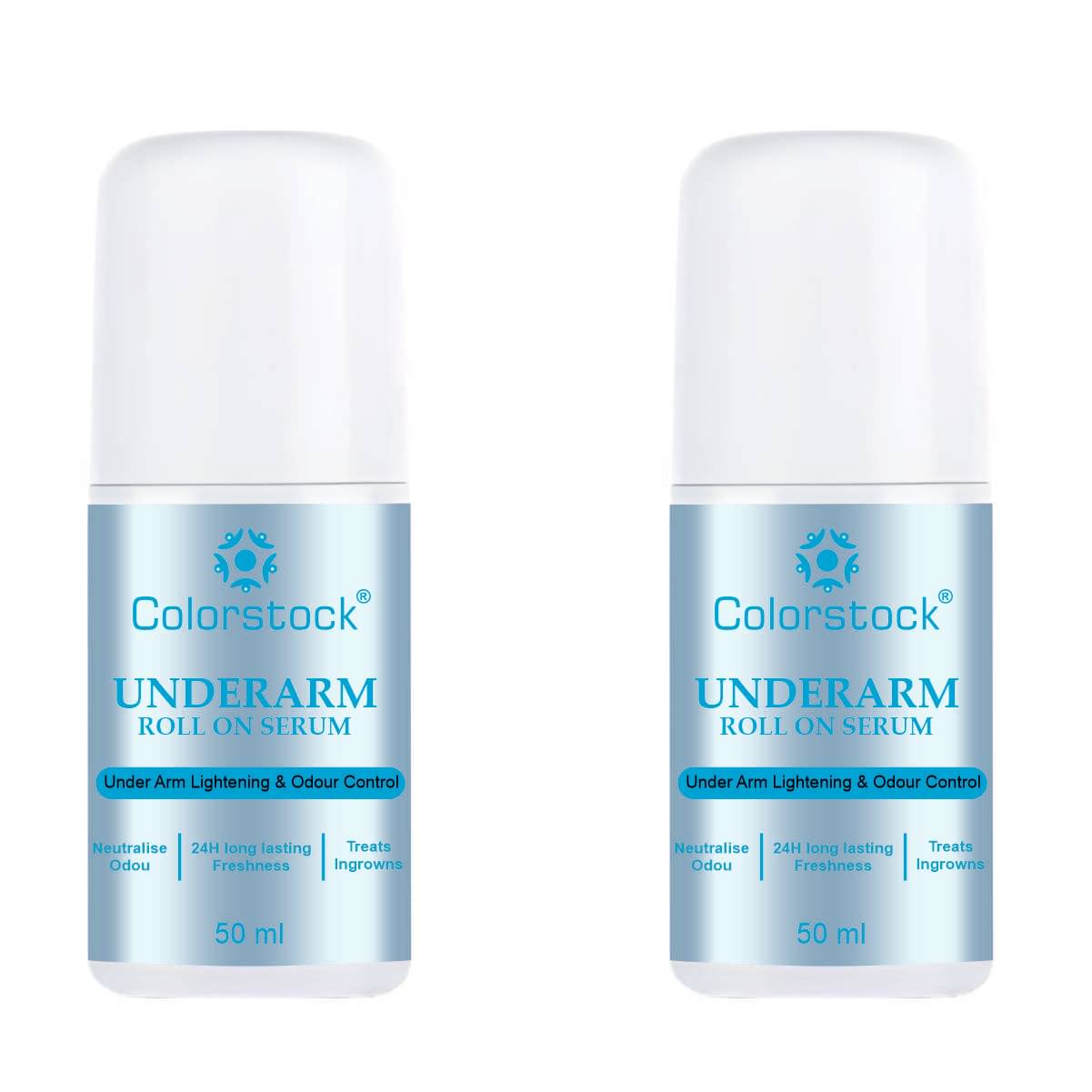     			5% AHA UnderArm RollOn with Licorice Fights Body Odor, Whitens & Brightens Deodorant Roll-ons for Unisex 50ml Pack of 2