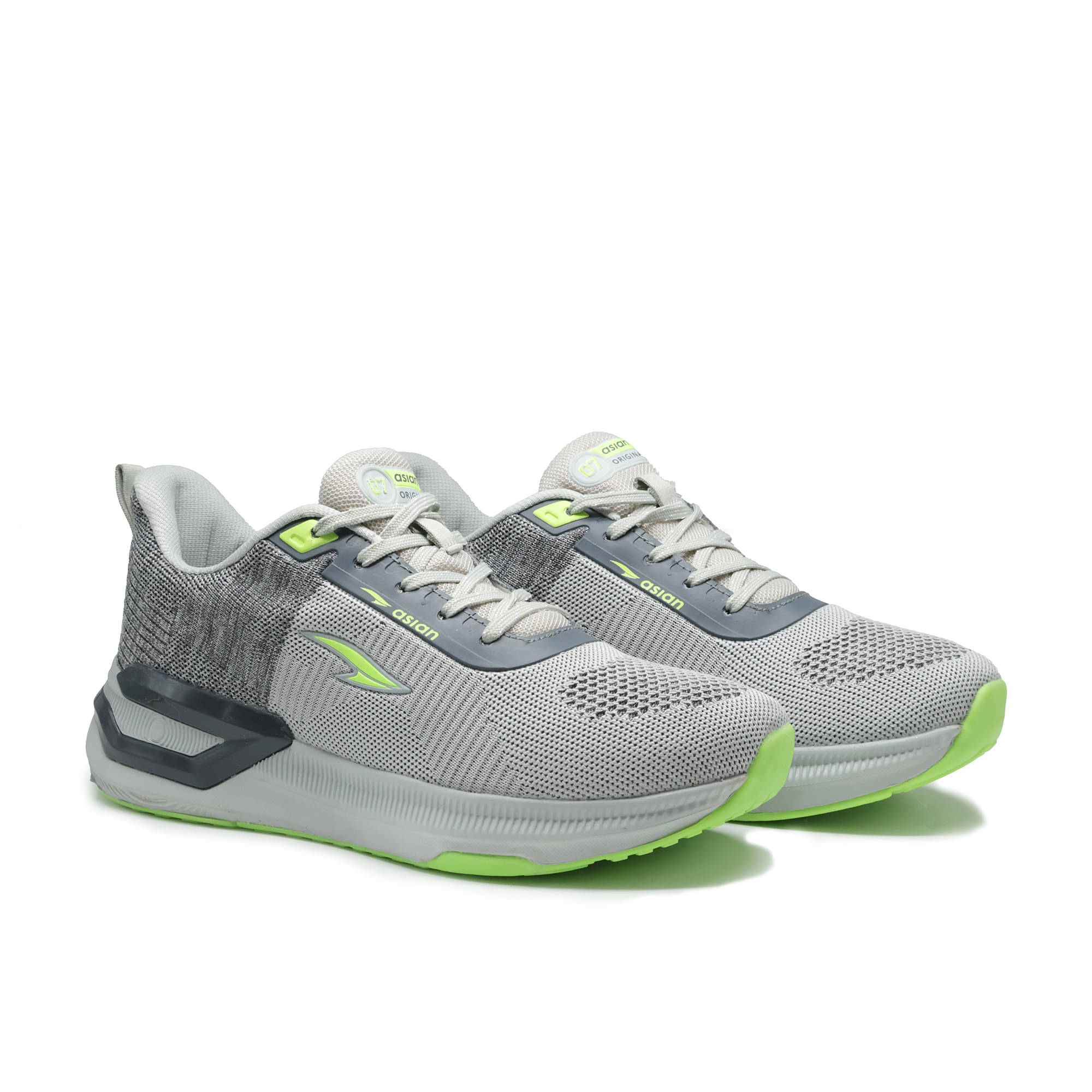     			ASIAN TITAAN-01 Light Grey Men's Sports Running Shoes