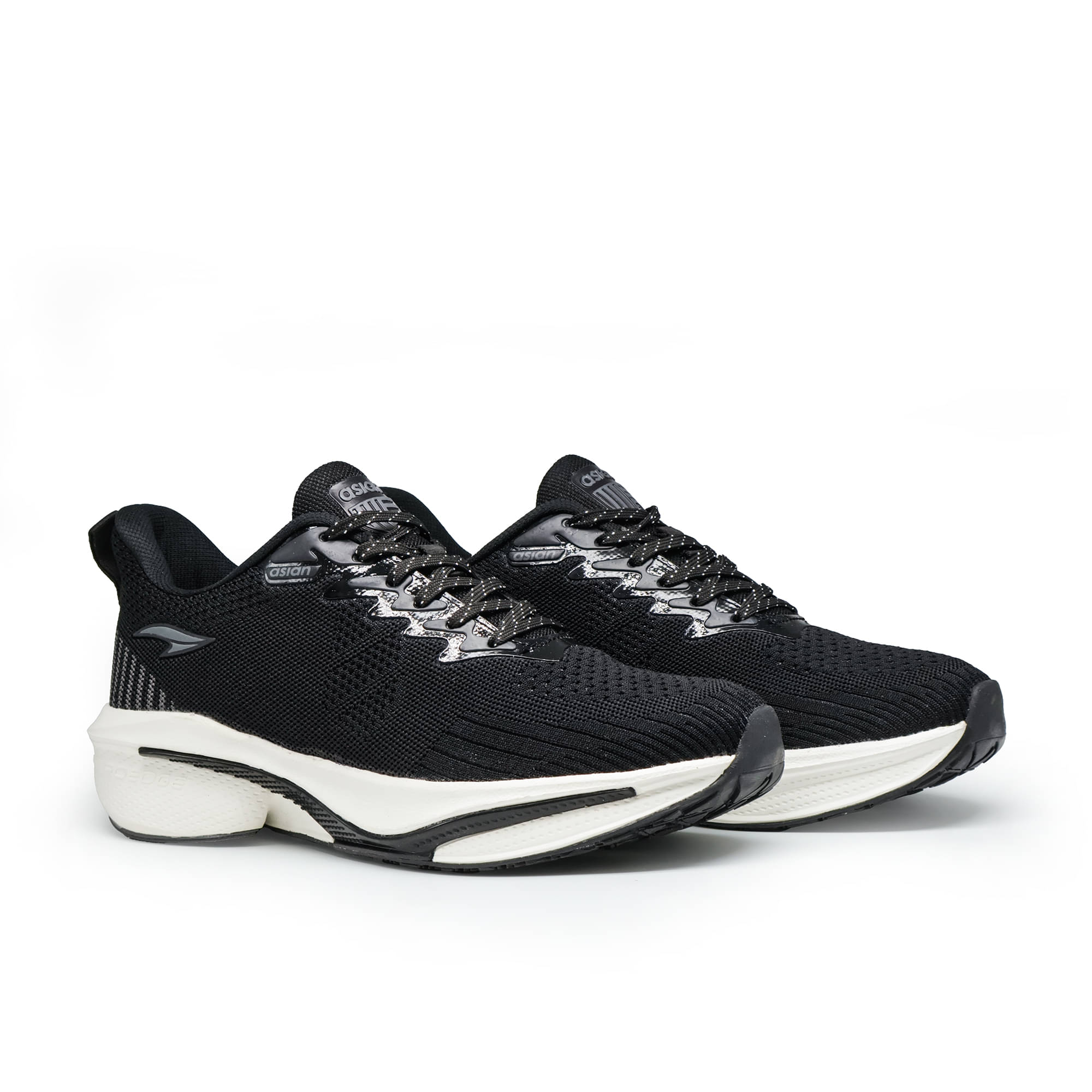     			ASIAN TITAAN-03 Black Men's Sports Running Shoes