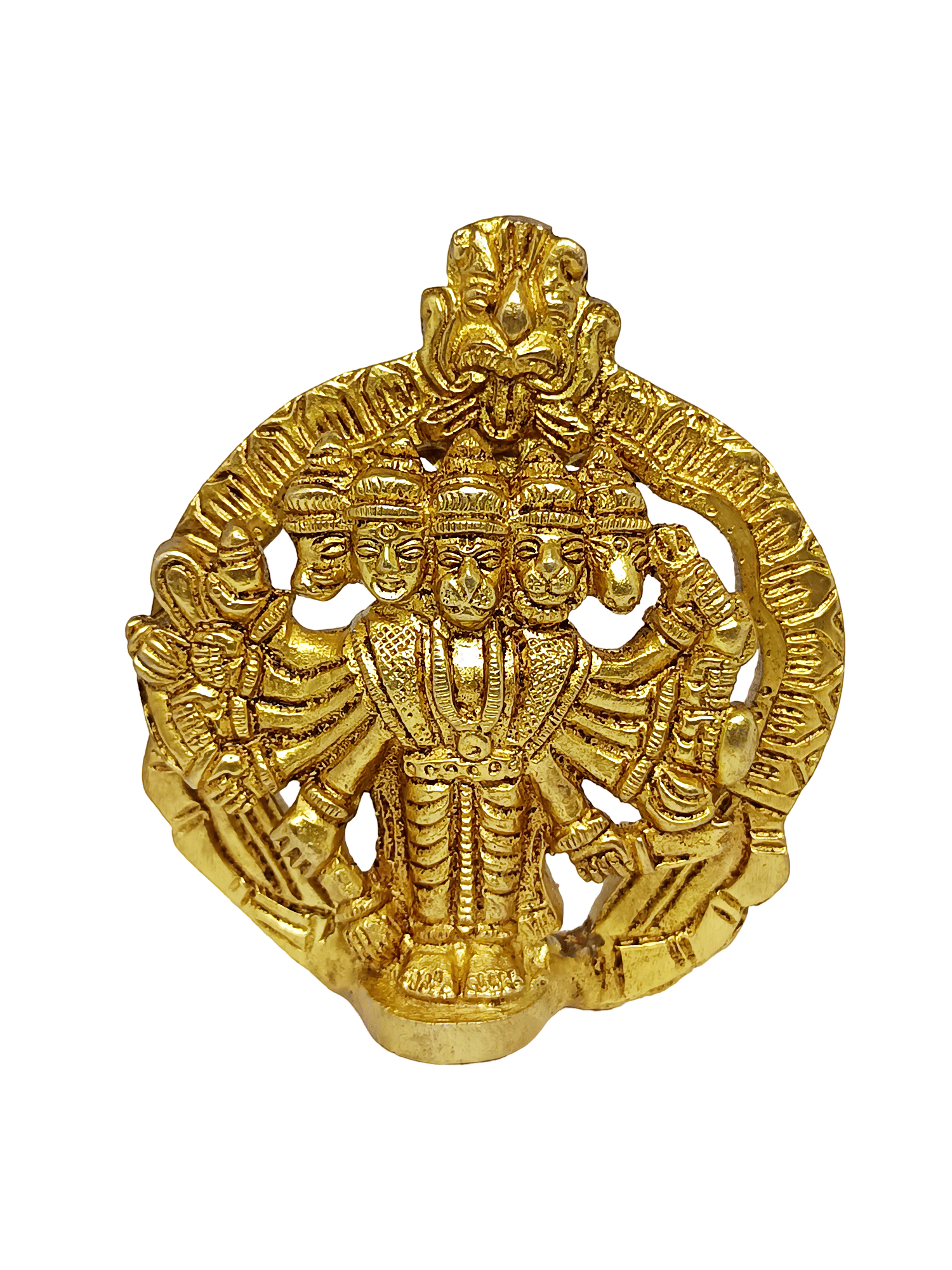 Apna Rudraksha Brass Punchmukhi hanuman Idol ( 9.6 cm ) Apna Rudraksha Brass Punchmukhi hanuman Idol ( 9.6 cm )