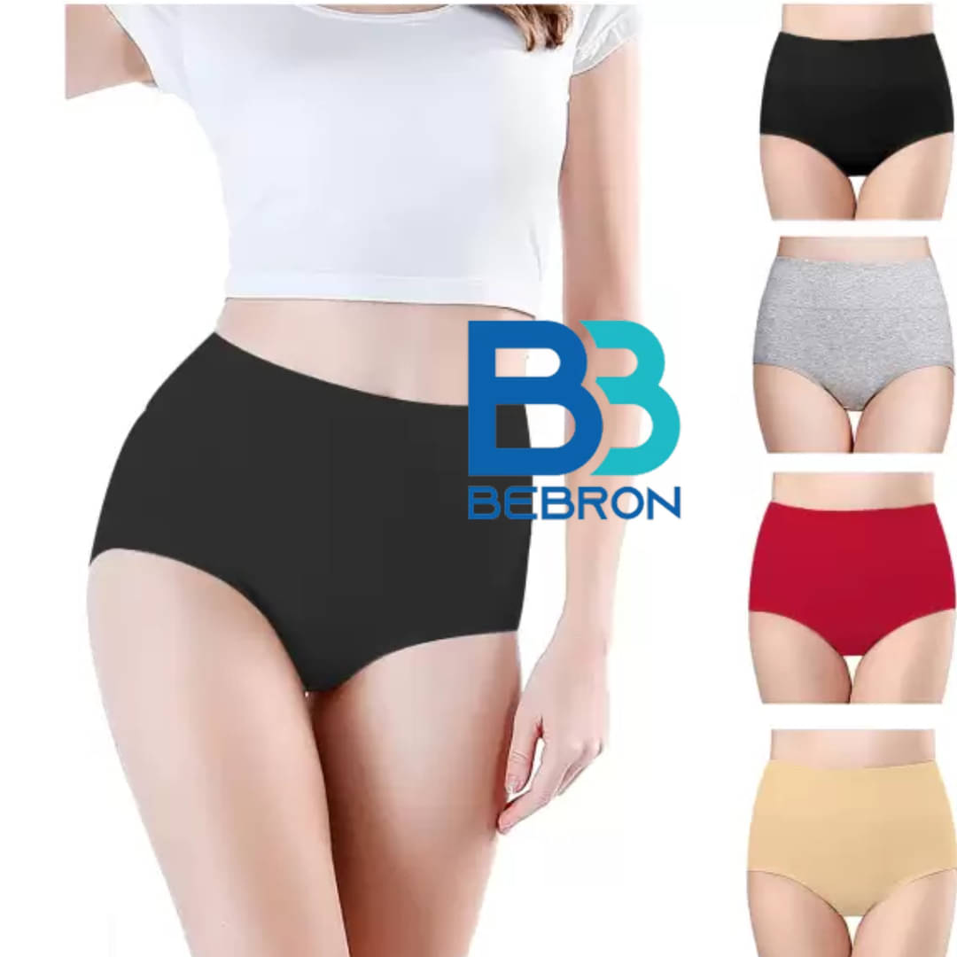 Bebron Pack of 4 Cotton Lycra Briefs For Women ( Multicolor9 ) Bebron Pack of 4 Cotton Lycra Briefs For Women ( Multicolor9 )