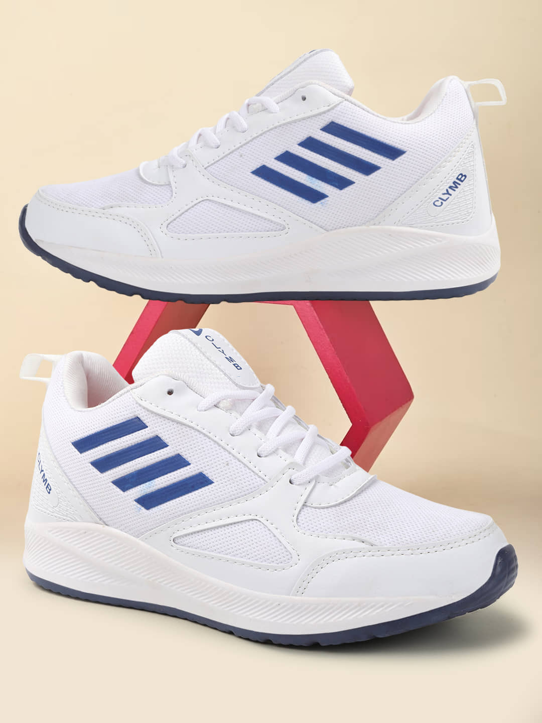 Clymb ONUS MARKETING White Men's Sports Running Shoes - Sports Shoes | Buy online on ZillyBuy