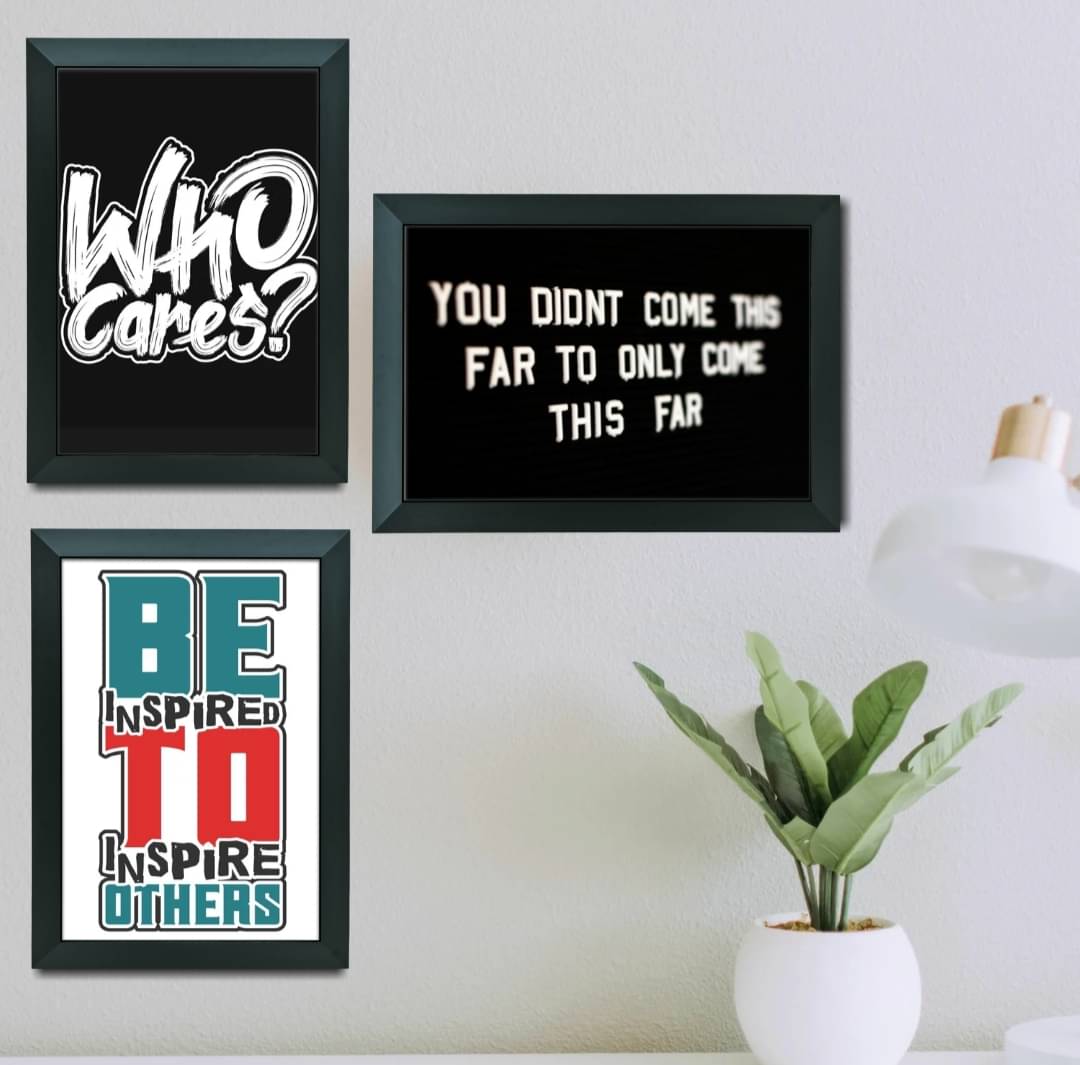     			DESIDRAPES POSTERS Canvas Wall Poster With Frame