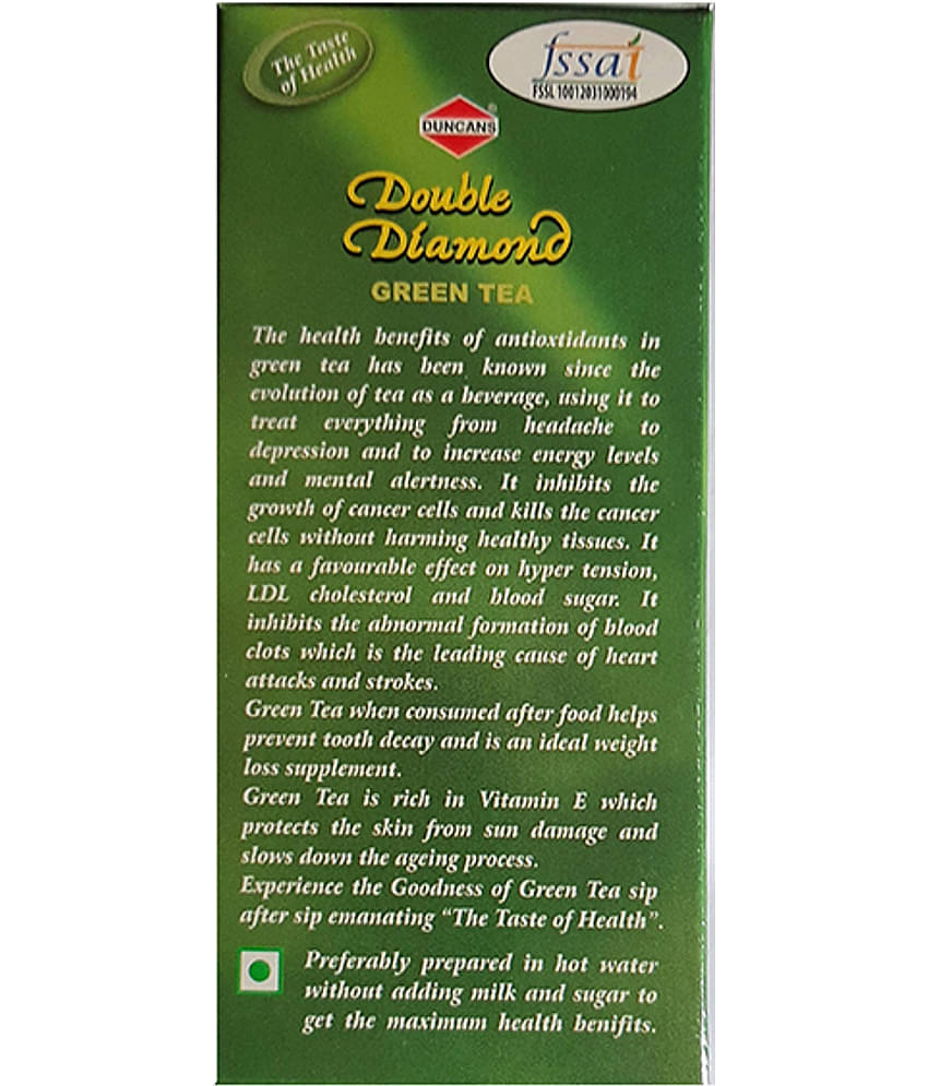Duncans Double Diamond 100% Natural 200 gm Slimming Green Tea ( Loose Leaf )