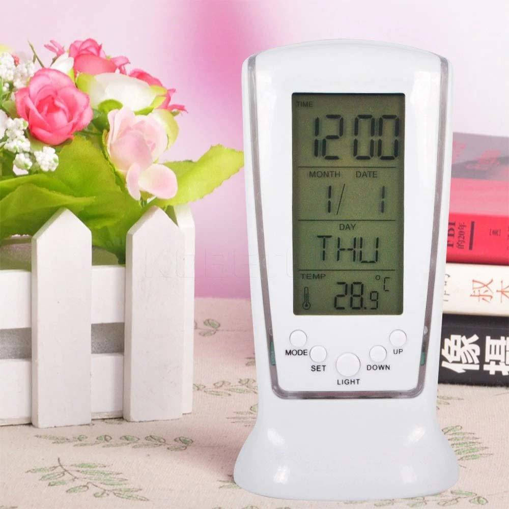     			FIVANIO Digital Plastic Assymetric Table Clock - Pack of 1