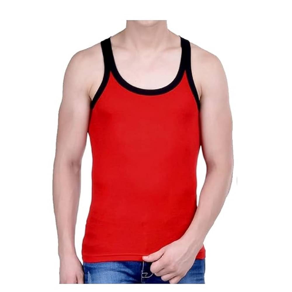     			INNERO Pack of 1 Cotton Gym Vest For Men ( Multicolor1 )