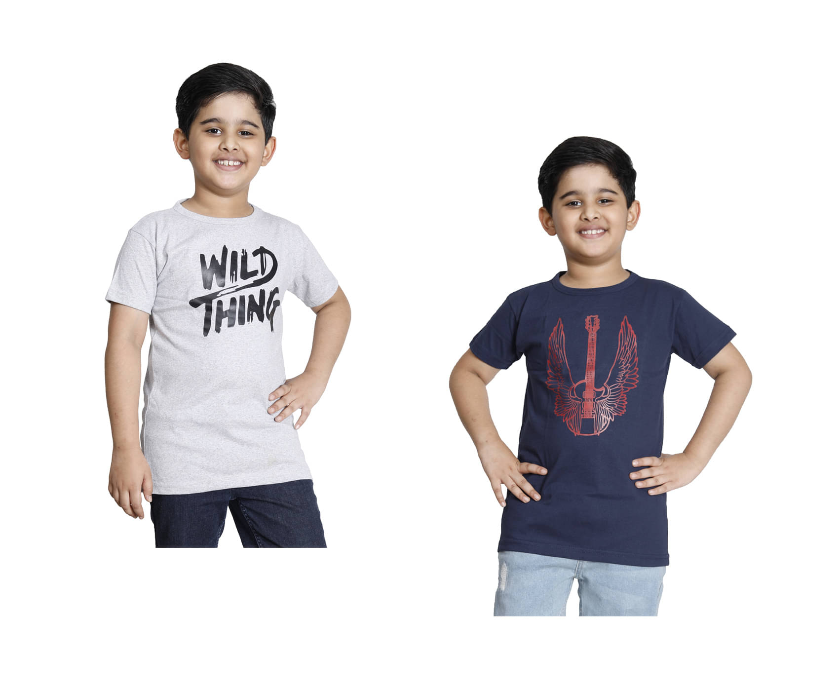     			IndiWeaves Pack of 2 Boys Cotton Polo T-Shirt ( Multicolor )