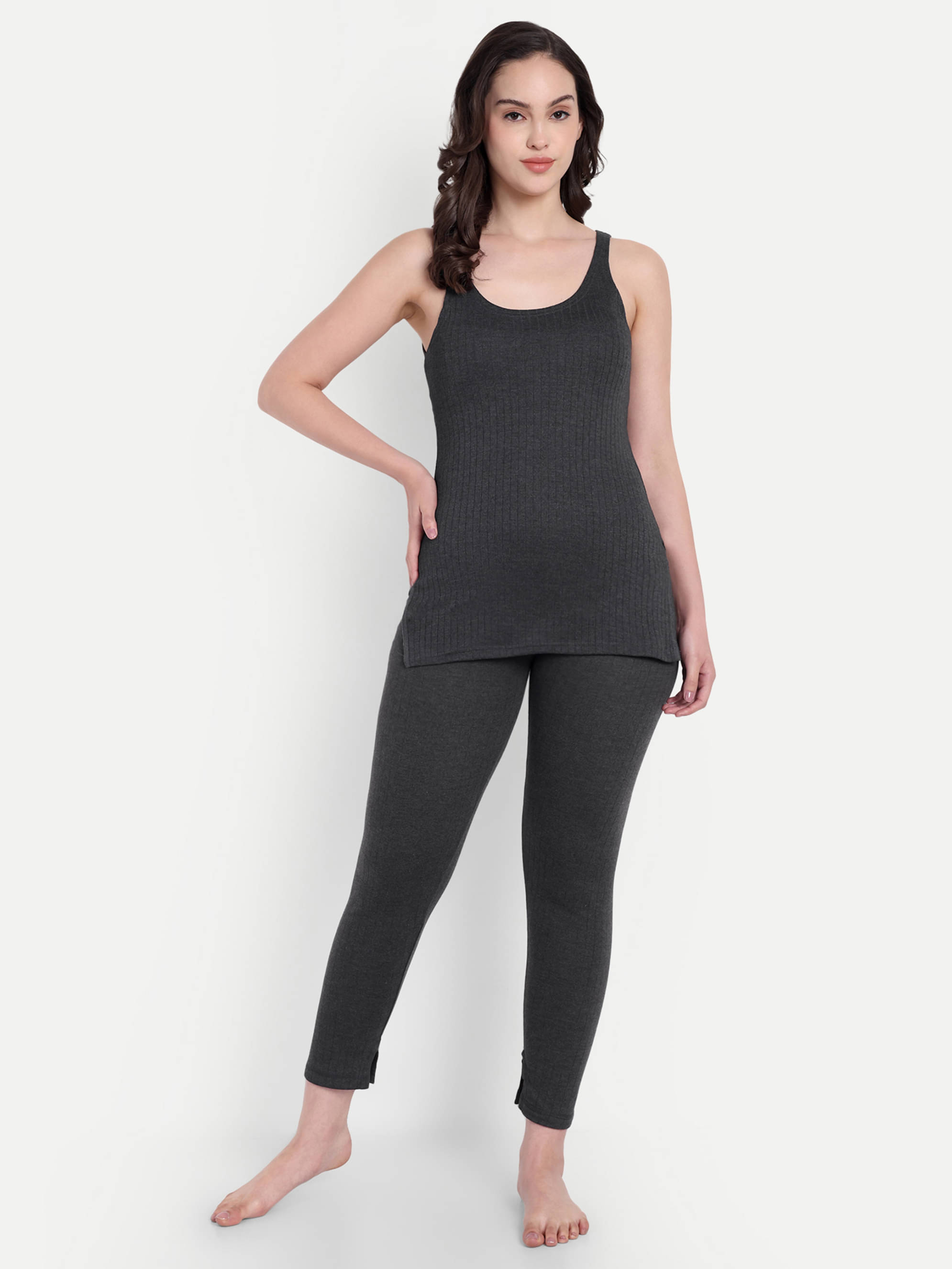     			Inner Element Cotton Blend Thermal Sets - Grey Pack of 1