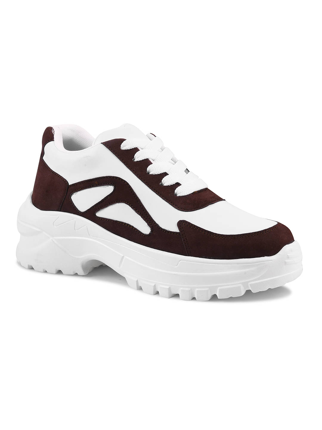     			JM Looks Brown Women's Sneakers