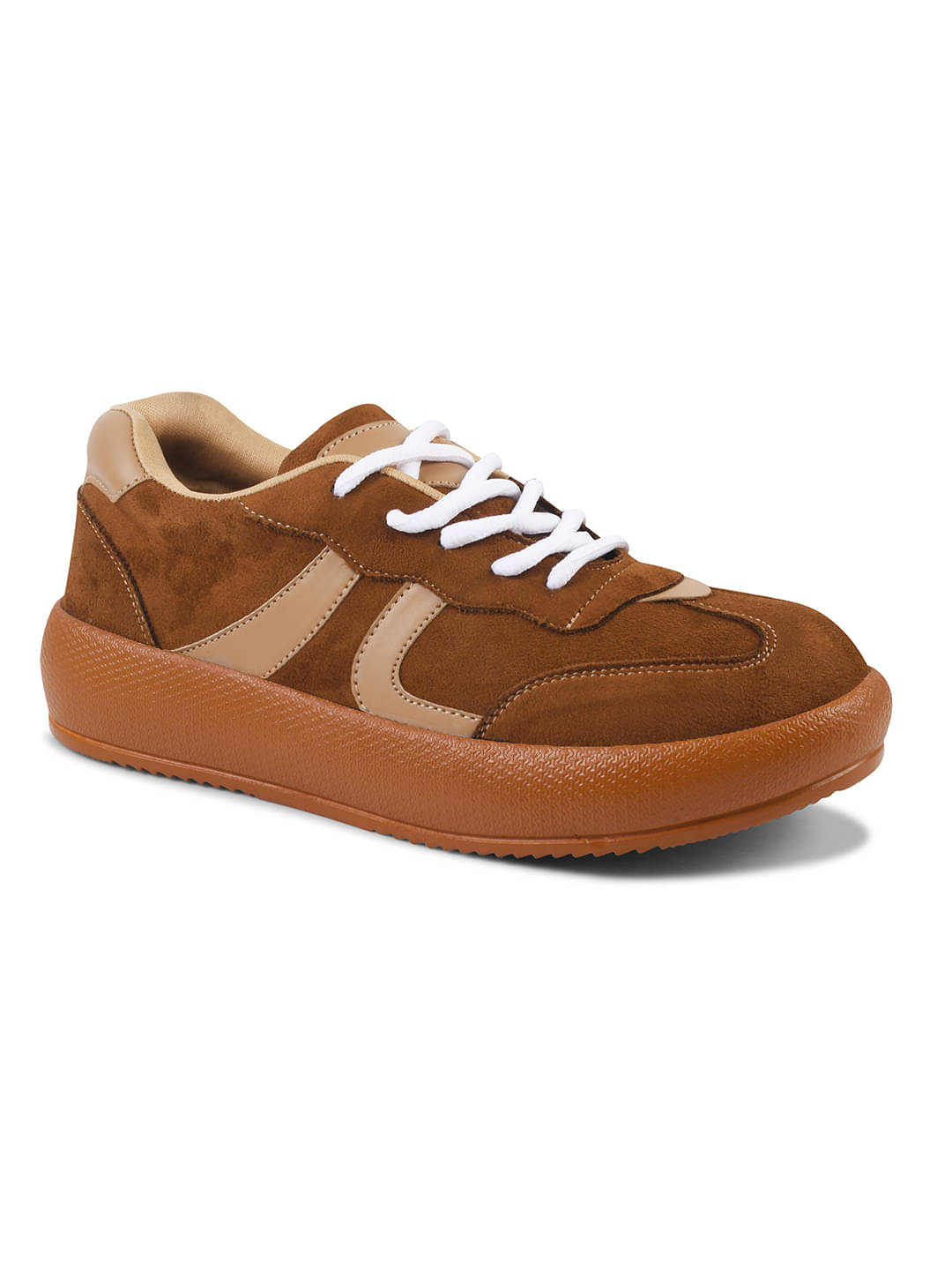     			JM Looks Tan Women's Sneakers