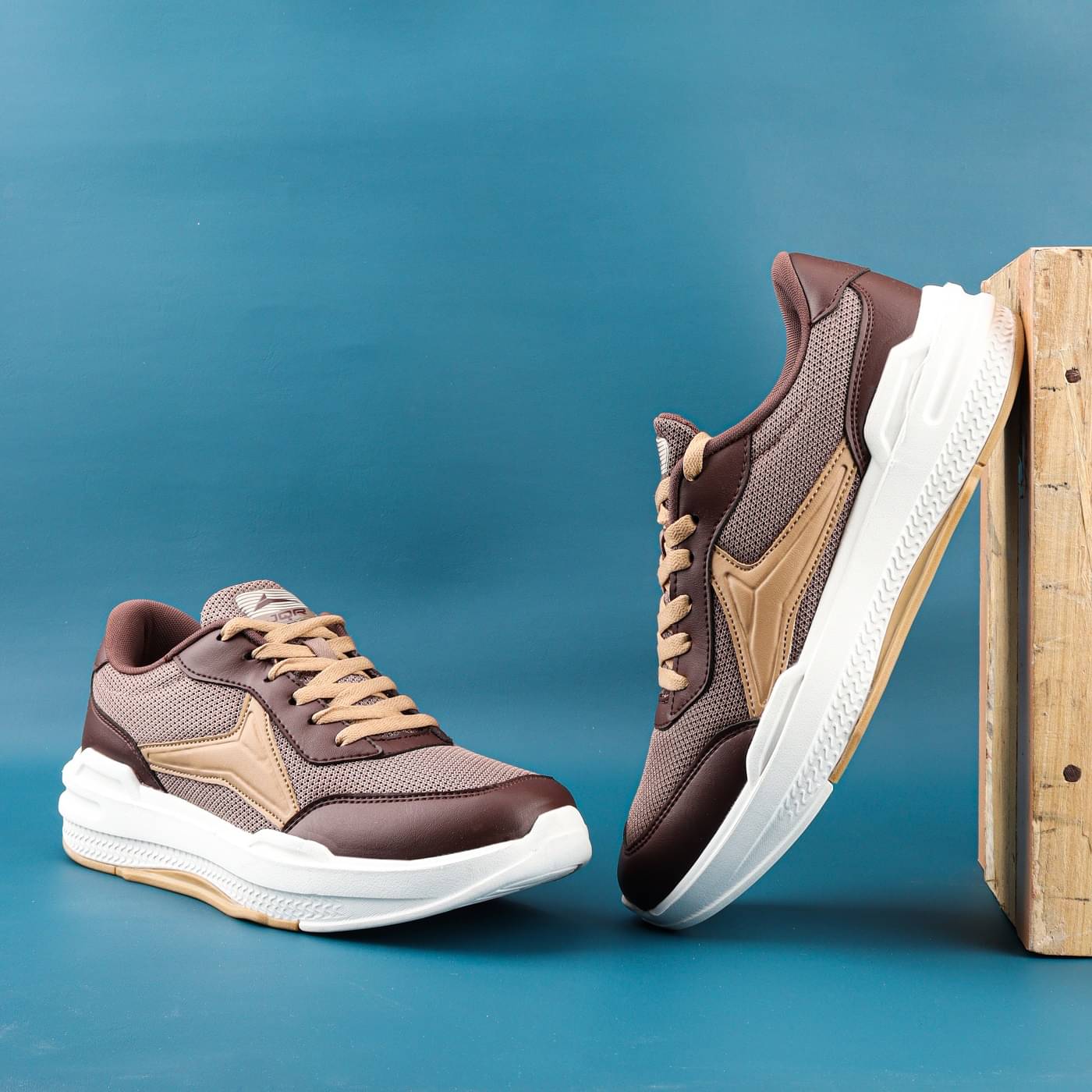 JQR TONY PLUS-2 Brown Men's Sports Running Shoes JQR TONY PLUS-2 Brown Men's Sports Running Shoes