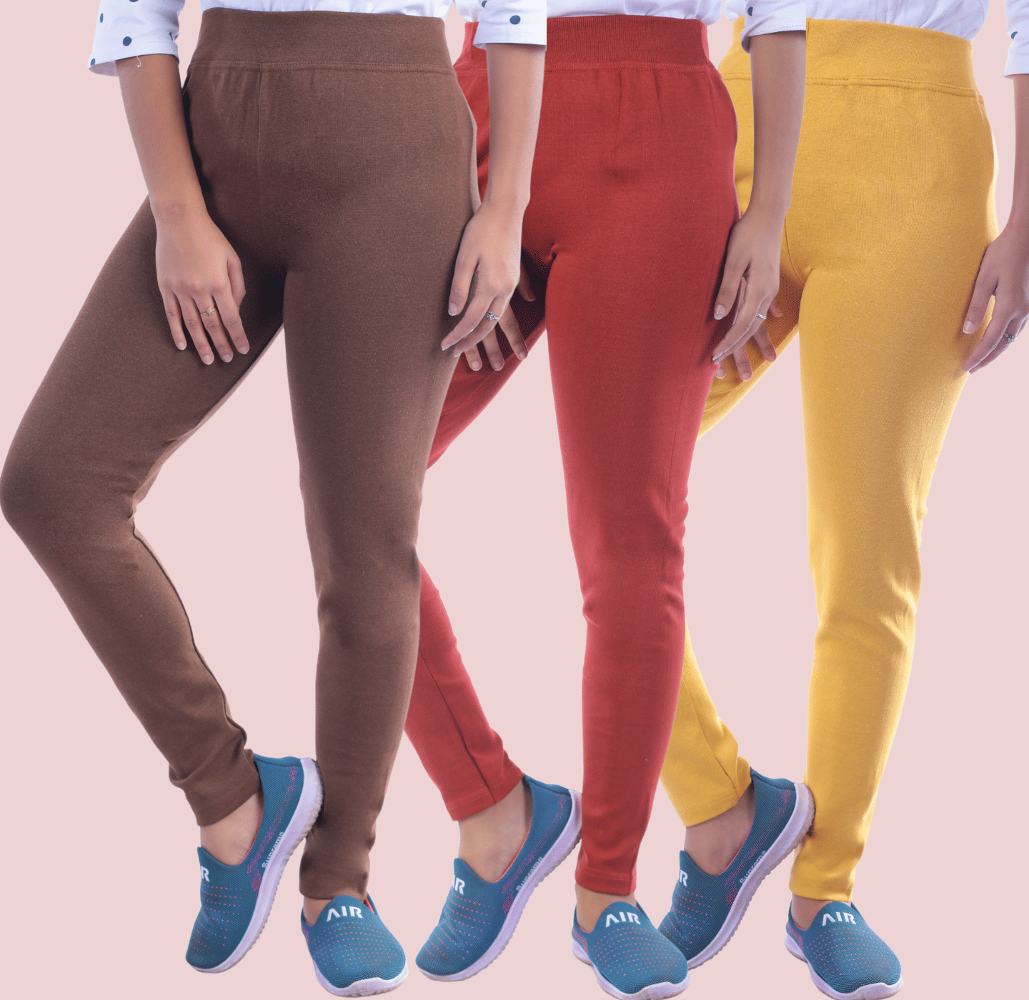     			KARARO Women Cotton Blend Skinny Fit Jegging