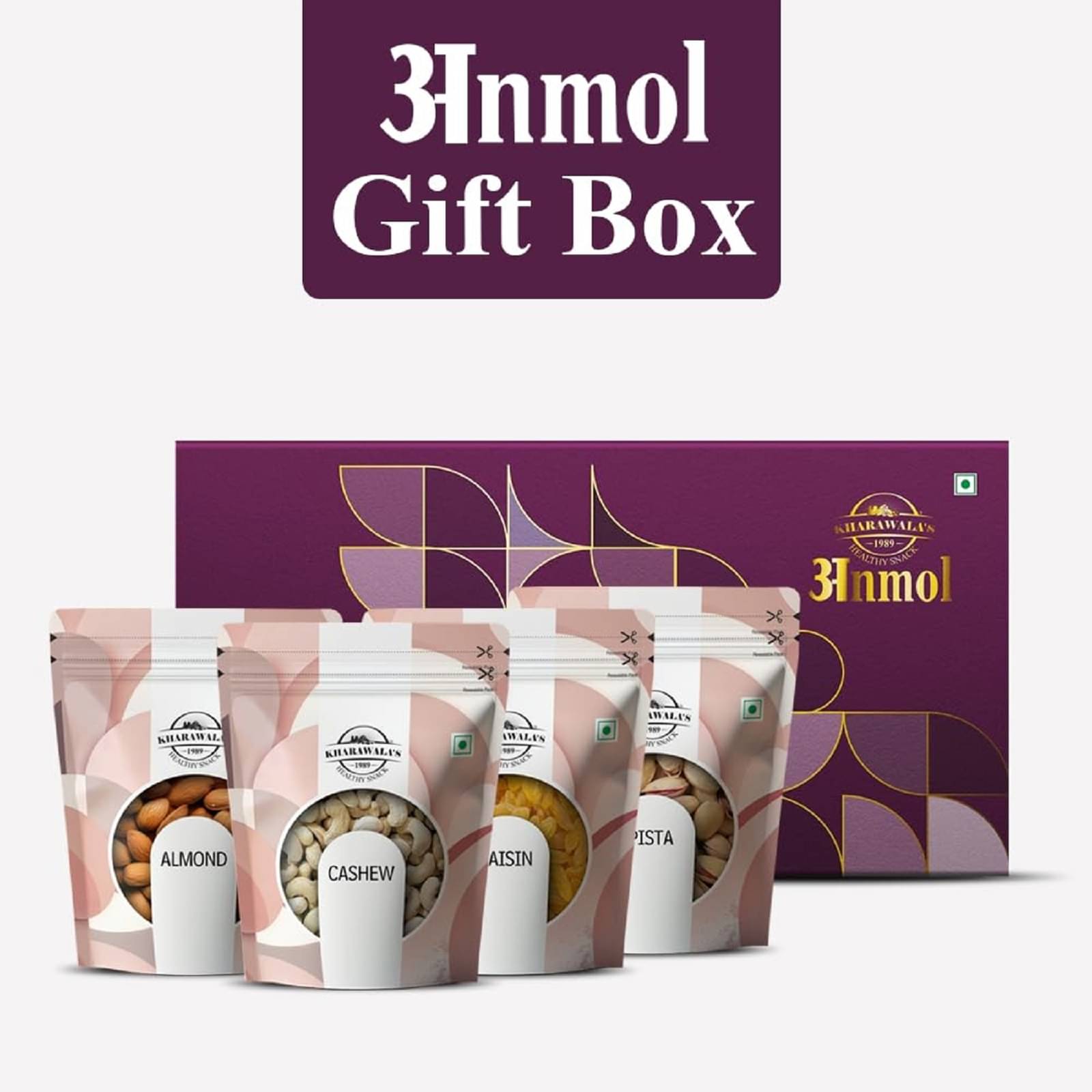 Kharawala's Mixed Nuts Gift Box 400 g     			Kharawala's Mixed Nuts Gift Box 400 g