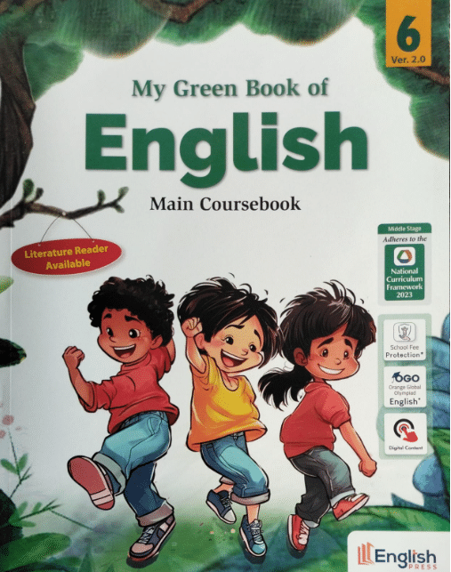     			MY GREEN BOOK OF ENGLISH CLASS 6