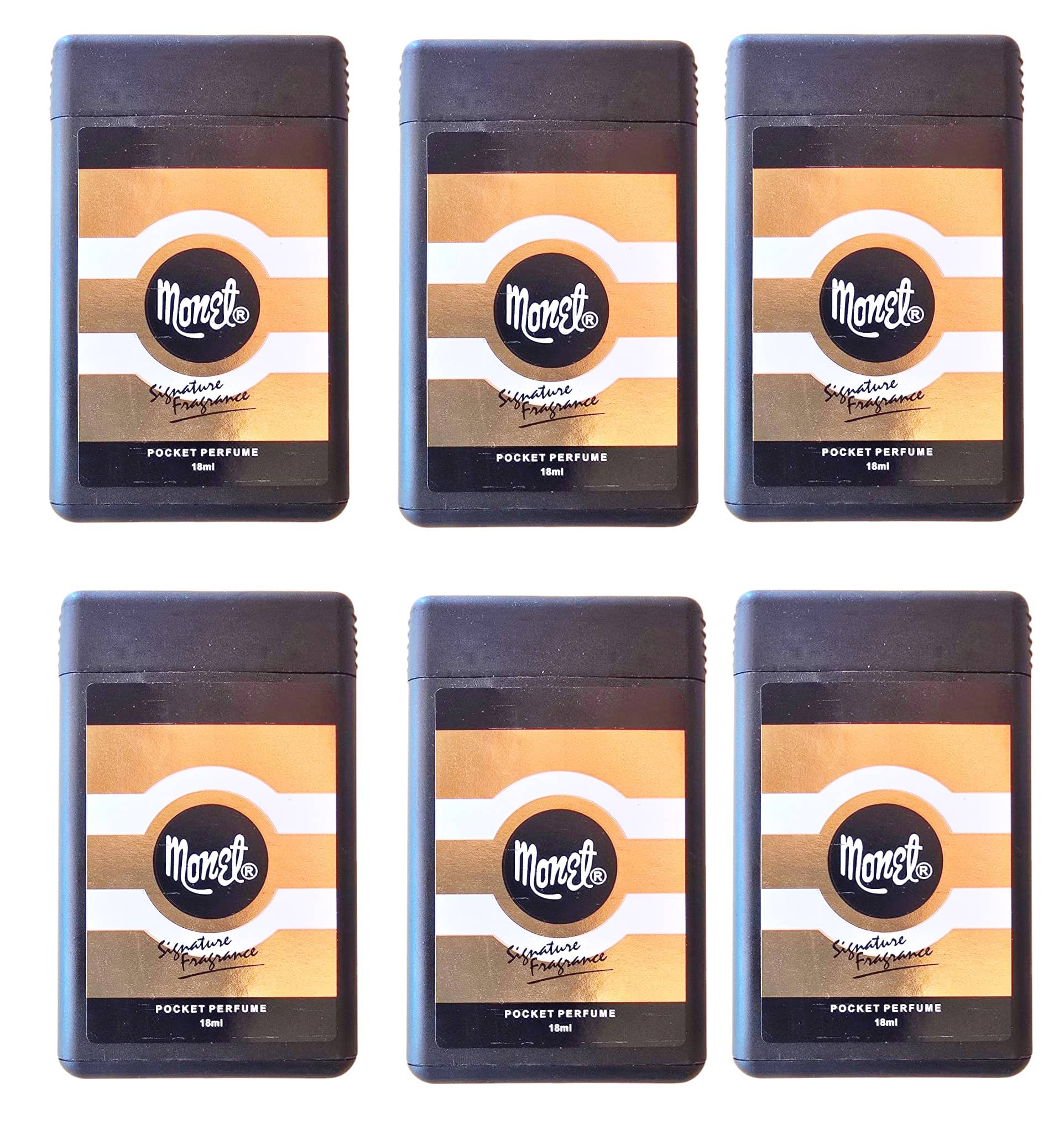 Monet Eau De Parfum (EDP) Woody Strong -Fragrance For Men,Women,Unisex ( Pack of 6 )