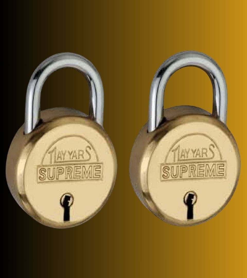 NAYYARS SUPREME 25mm Brass Round Padlock with 7-Lever Security & 3 Iron Keys – Compact High-Security Lock for Home, Office, and Travel, Pack of 2 NAYYARS SUPREME 25mm Brass Round Padlock with 7-Lever Security & 3 Iron Keys – Compact High-Security Lock for Home, Office, and Travel, Pack of 2